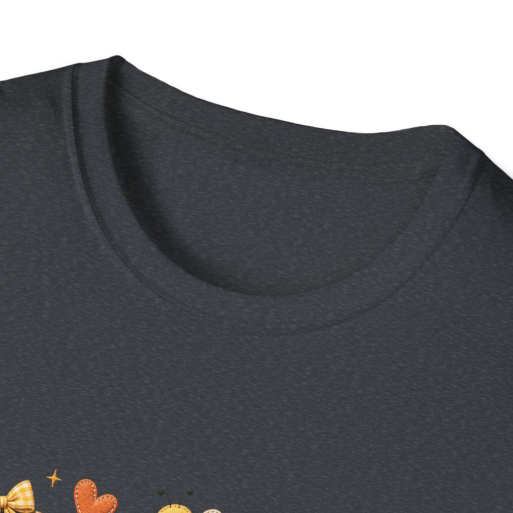 Teacher Floral Bee T-Shirt — Cute Back-to-School Gift for Teachers Graphic Tee