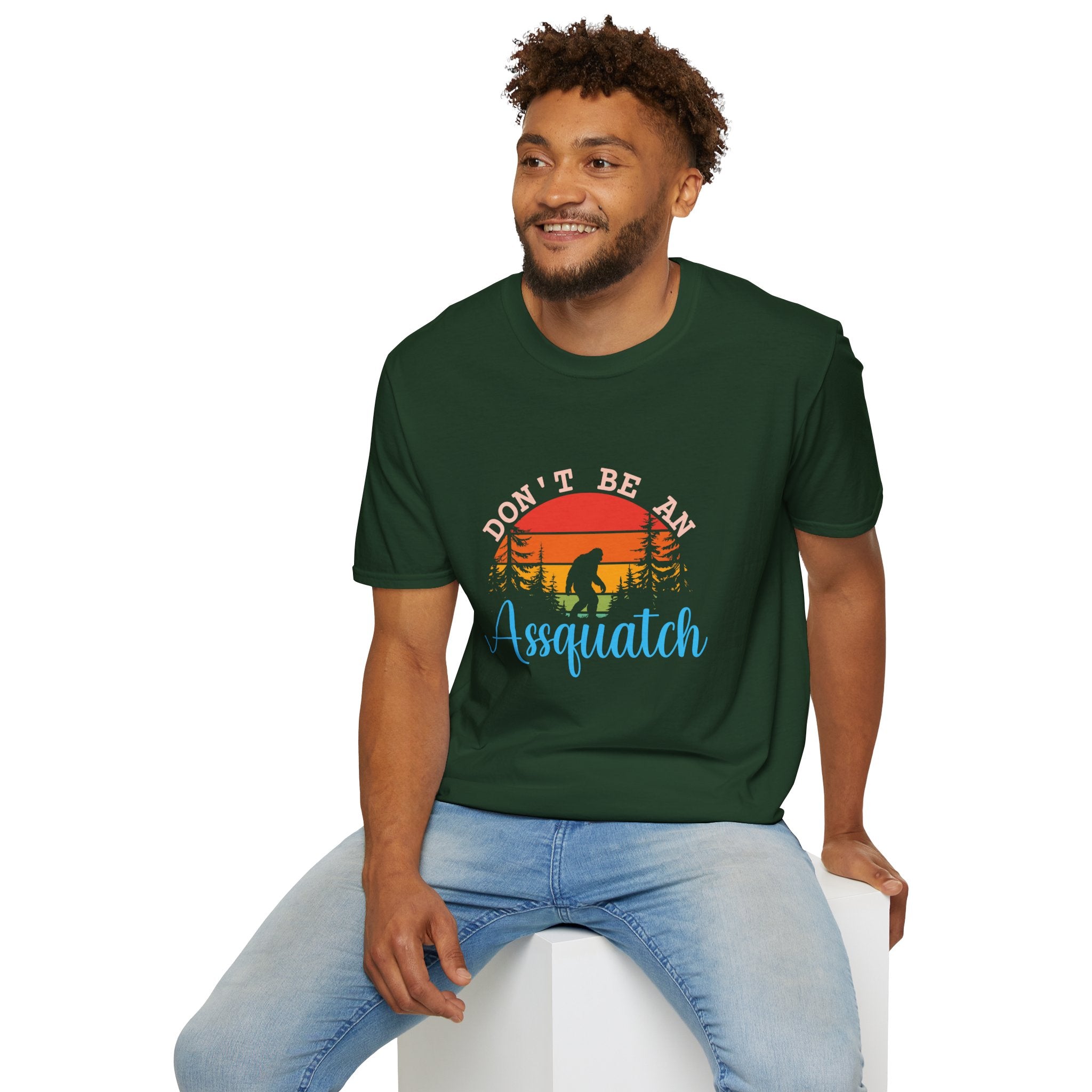 Don't Be An Assquatch T-Shirt — Funny Bigfoot Gift Sasquatch Sunset Graphic Tee