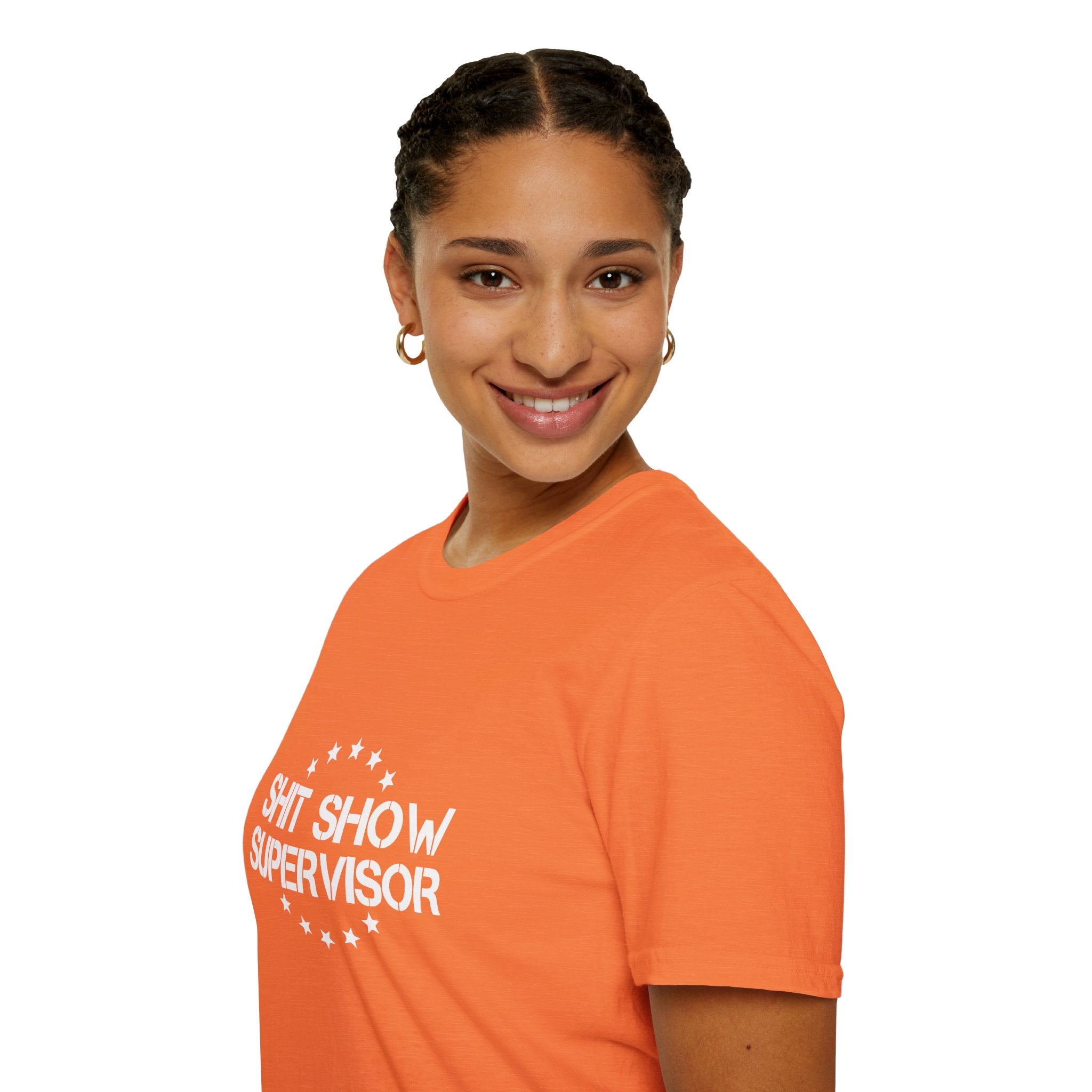 Shit Show Supervisor T-Shirt — Funny Sarcastic Gift for Her Work Humor Graphic Tee