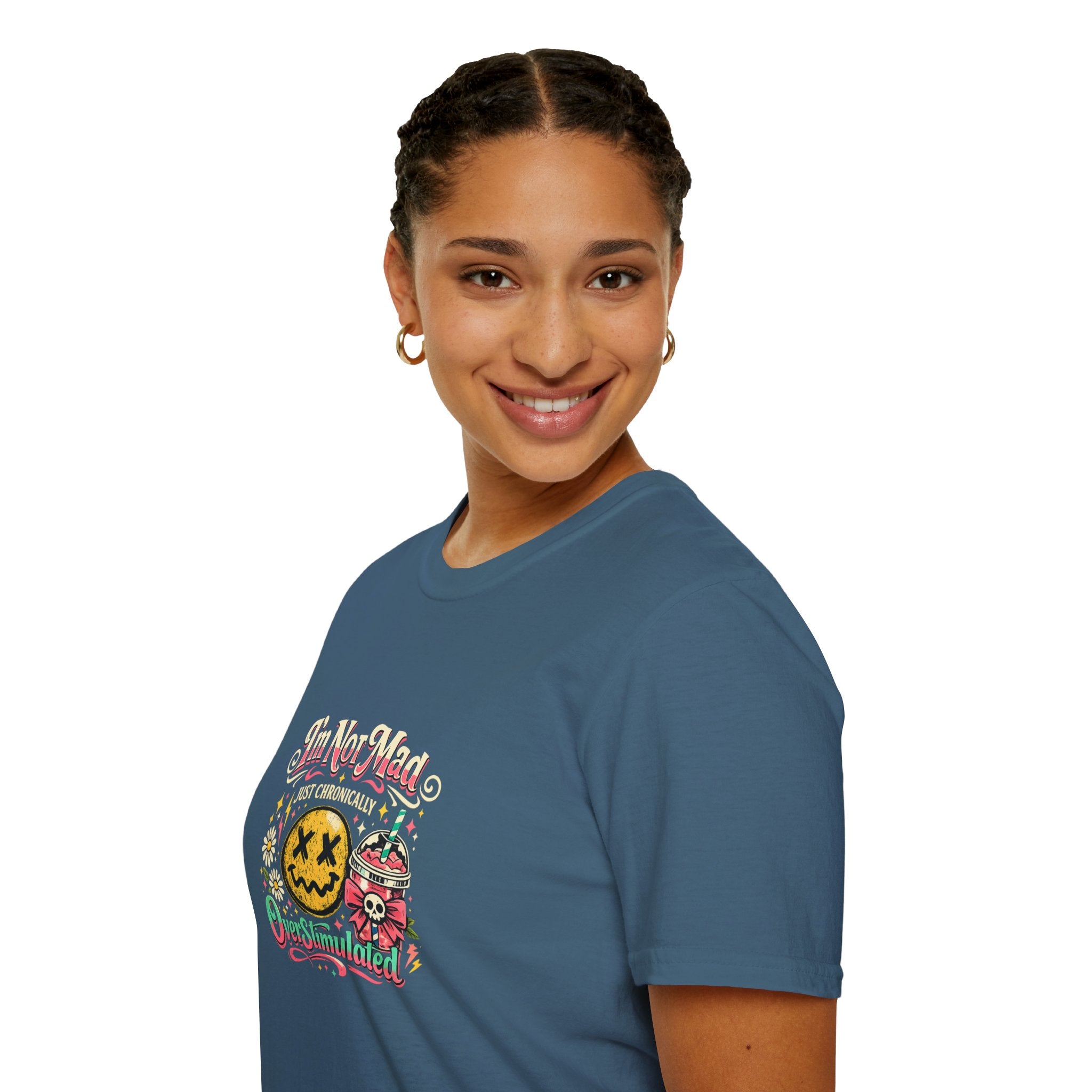 I'm Not Mad Kawaii Bubble Tea T-Shirt — Cute Funny Gift for Her Graphic Tee