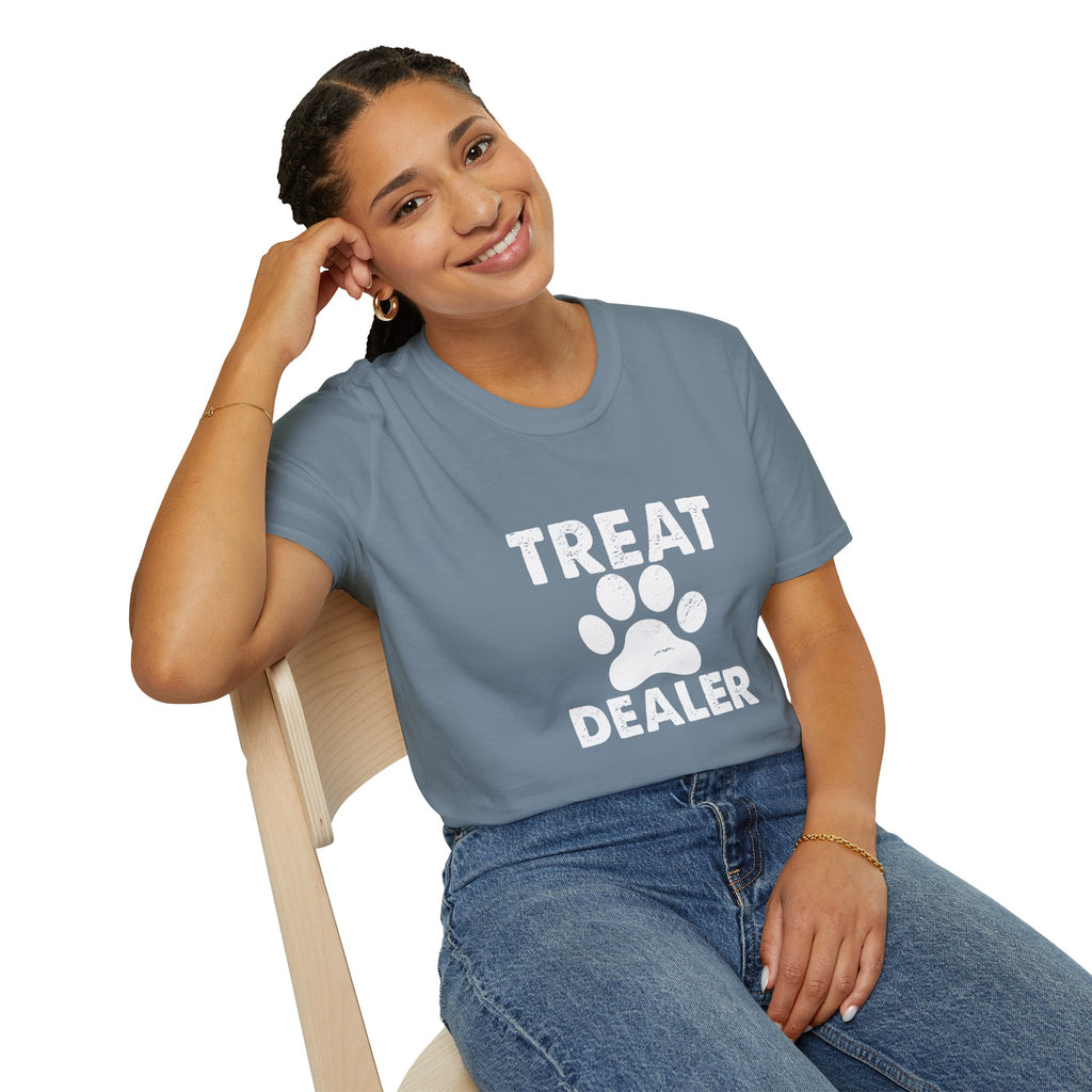Treat Dealer T-Shirt — Funny Dog Paw Pet Lover Tee