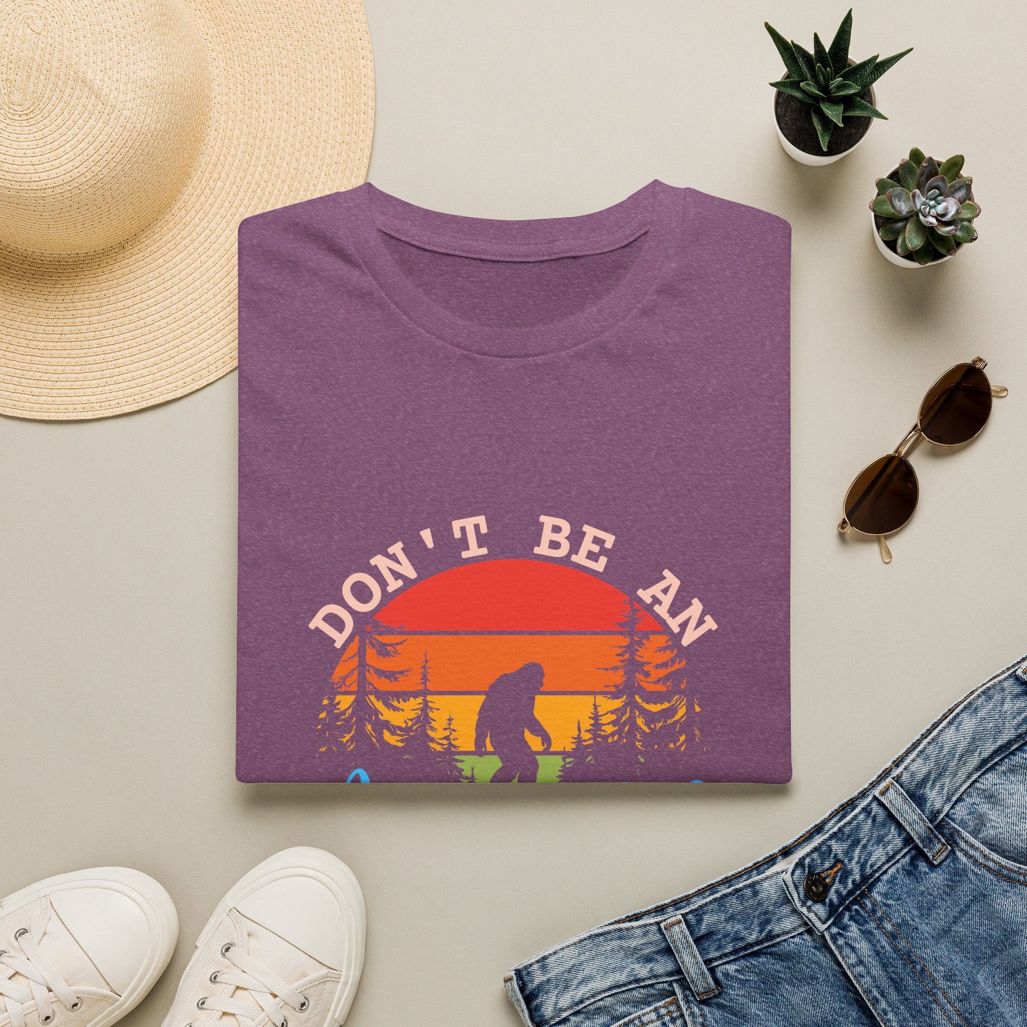 Don't Be An Assquatch T-Shirt — Funny Bigfoot Gift Sasquatch Sunset Graphic Tee