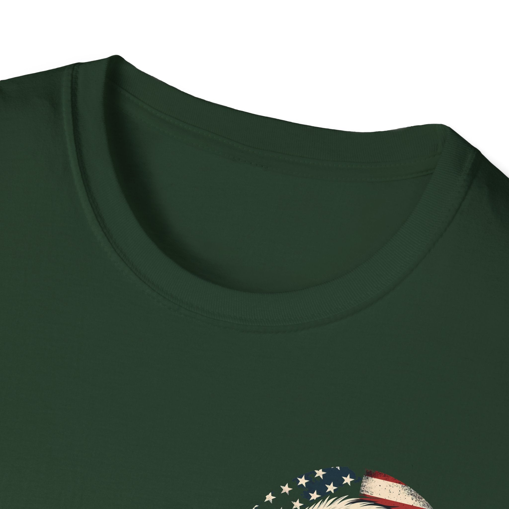Patriotic Bald Eagle T-Shirt — American Flag Gift for Him Fourth of July Graphic Tee