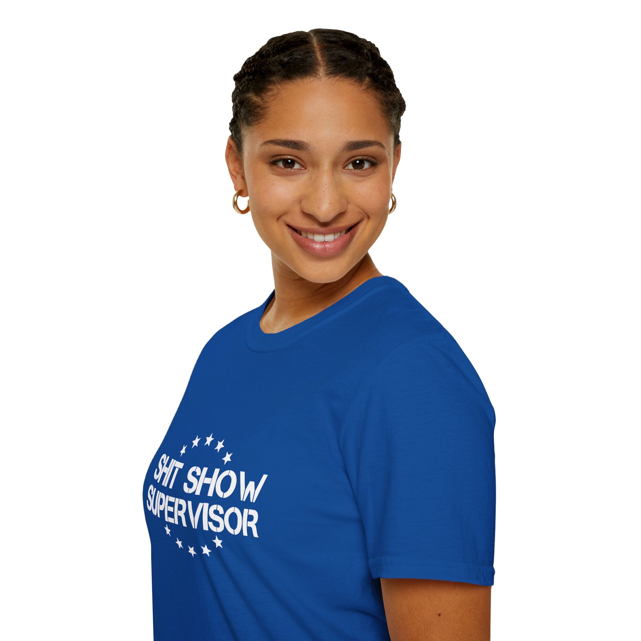 Shit Show Supervisor T-Shirt — Funny Sarcastic Gift for Her Work Humor Graphic Tee
