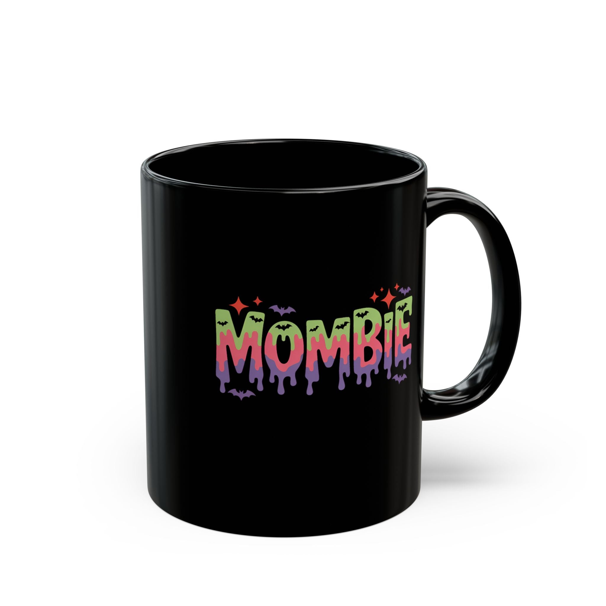Zombie Mom Drip Halloween Mug — Funny Gift for Moms Colorful Coffee Cup 11oz 15oz