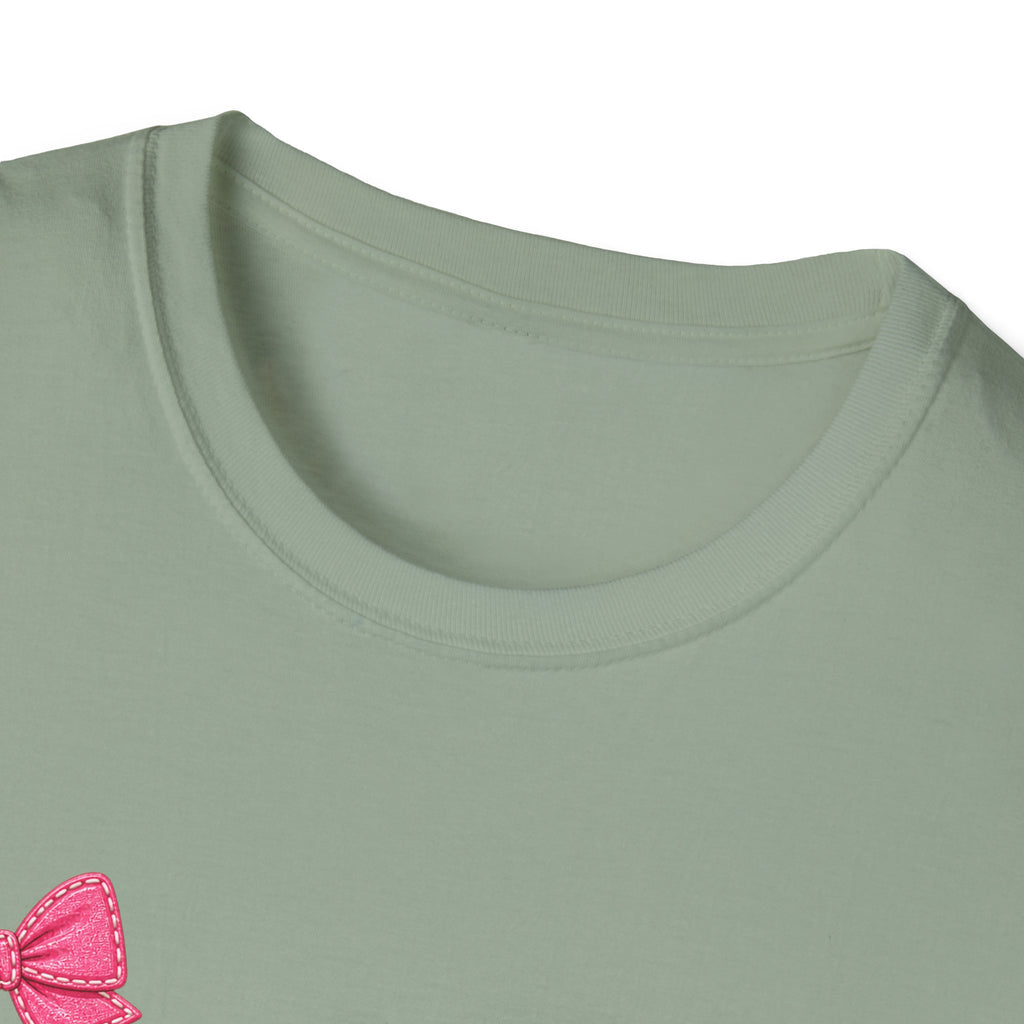Floral Leopard TEACH T-Shirt — Cute Back-to-School Gift for Teachers Pink Bow Tee