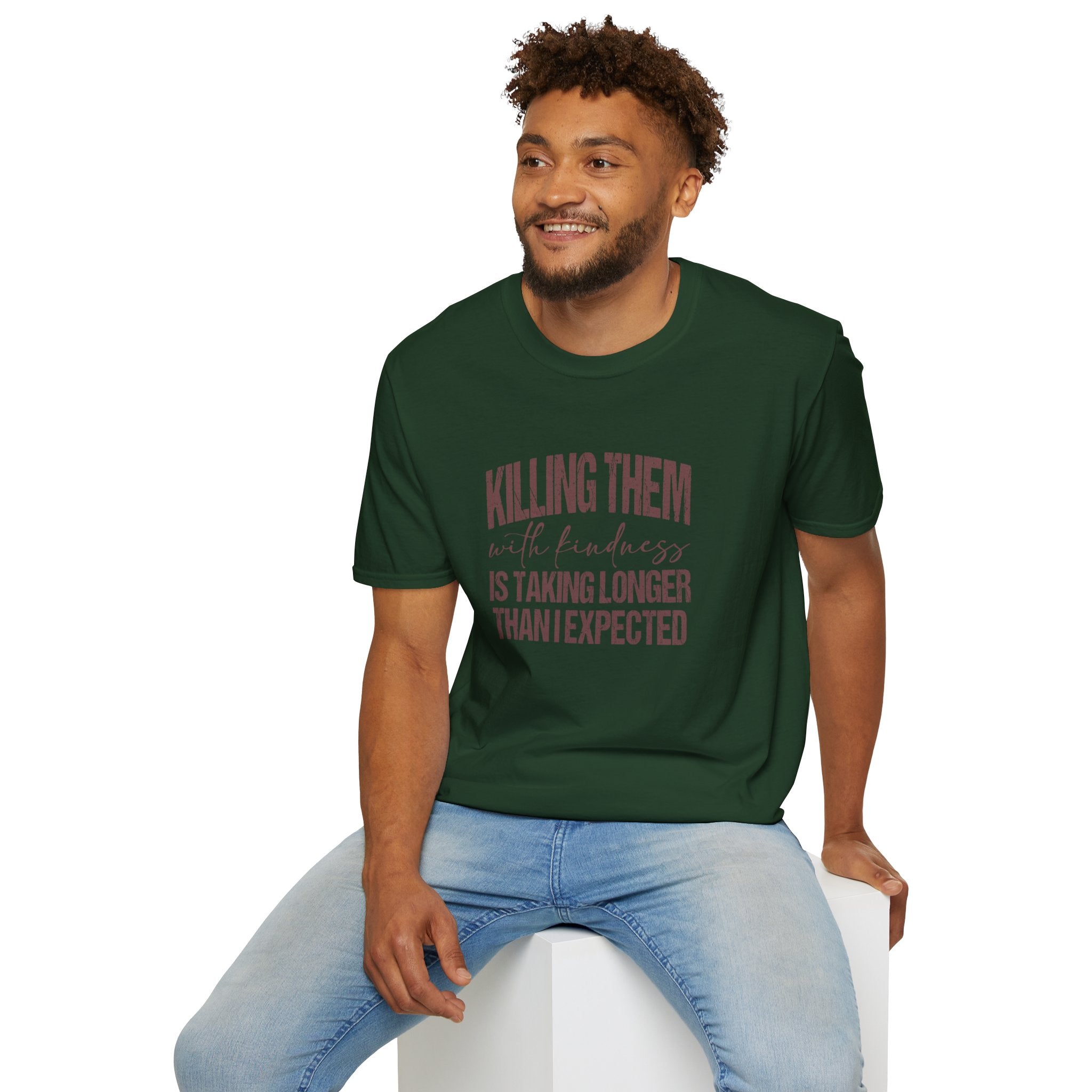 Killing Them With Kindness T-Shirt — Funny Motivational Gift for Women Vintage Tee