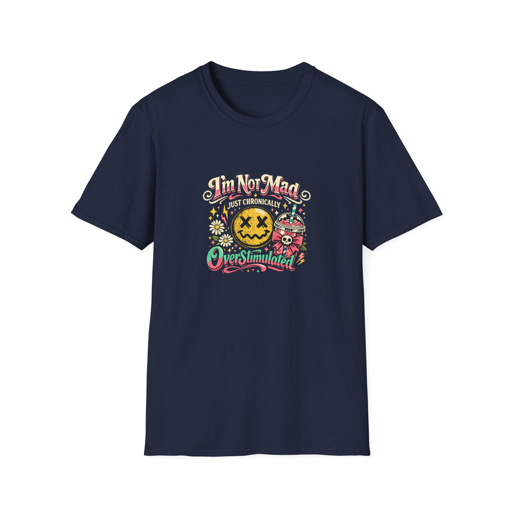 I'm Not Mad Kawaii Bubble Tea T-Shirt — Cute Funny Gift for Her Graphic Tee