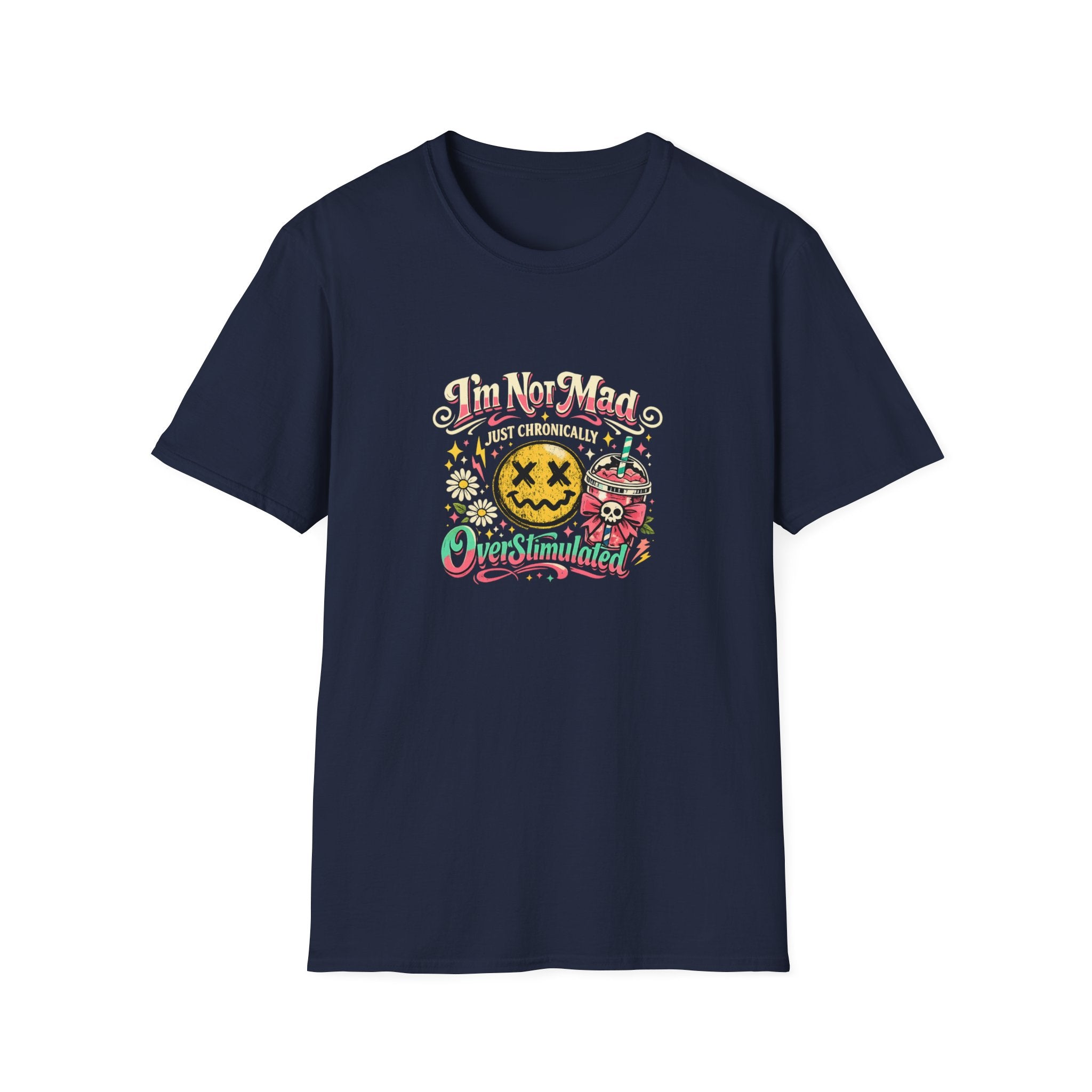 I'm Not Mad Kawaii Bubble Tea T-Shirt — Cute Funny Gift for Her Graphic Tee