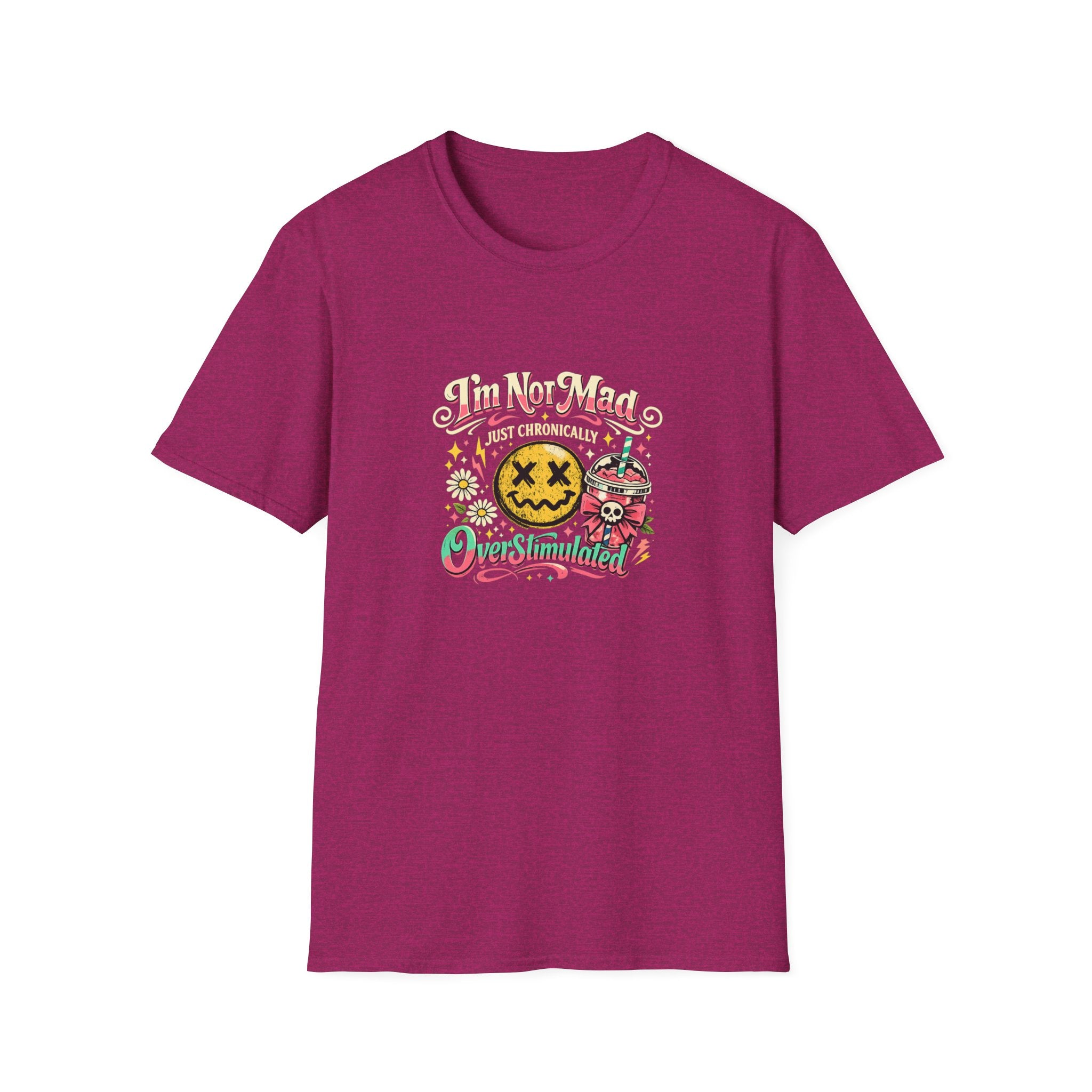 I'm Not Mad Kawaii Bubble Tea T-Shirt — Cute Funny Gift for Her Graphic Tee