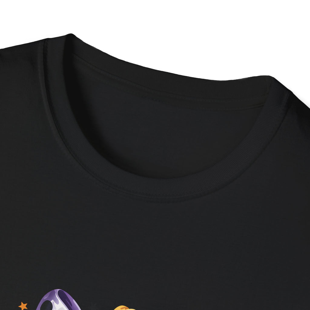 Halloween Pumpkin Bow T-Shirt — Cute Colorful Gift for Women Jack-O'-Lantern Tee