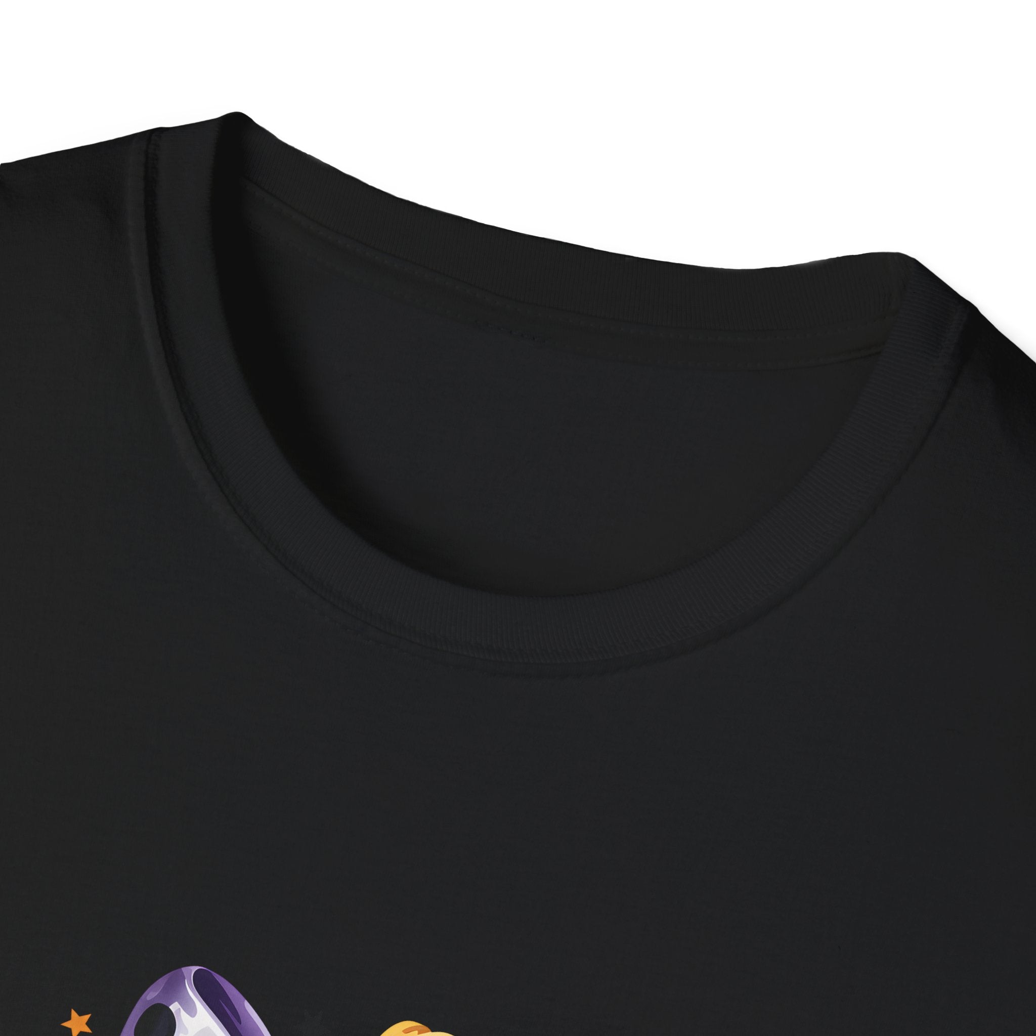Halloween Pumpkin Bow T-Shirt — Cute Colorful Gift for Women Jack-O'-Lantern Tee