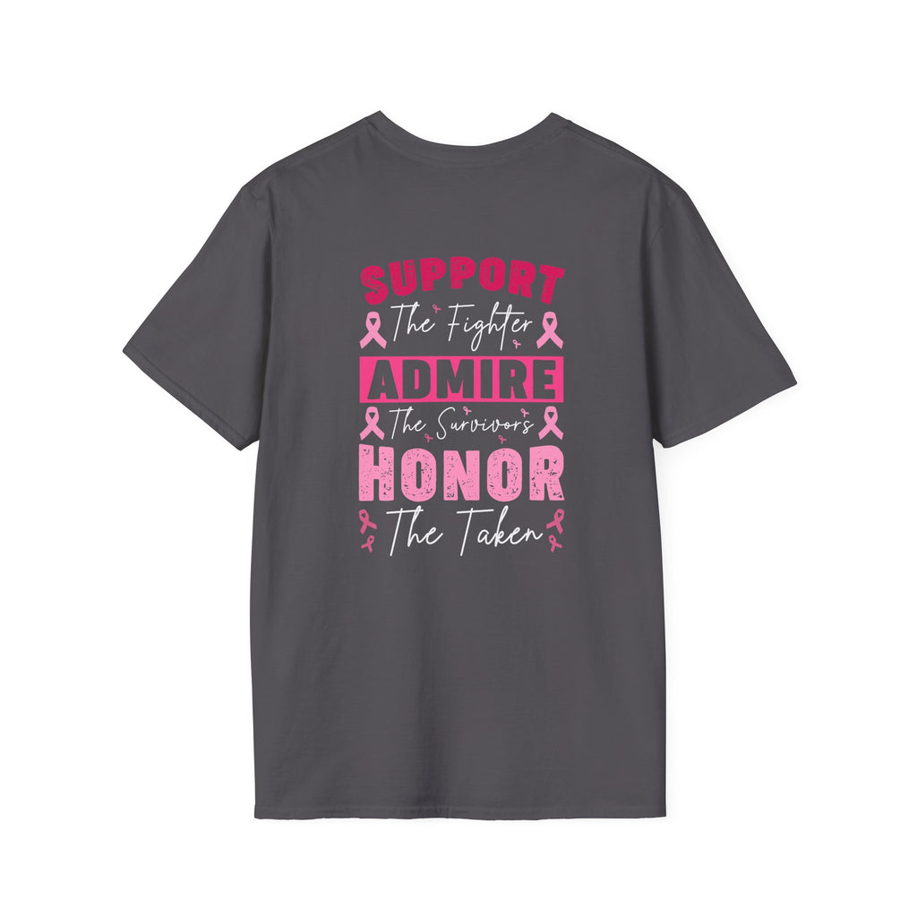 Breast Cancer Awareness Ribbon T-Shirt — Pink Ribbon Support Tee