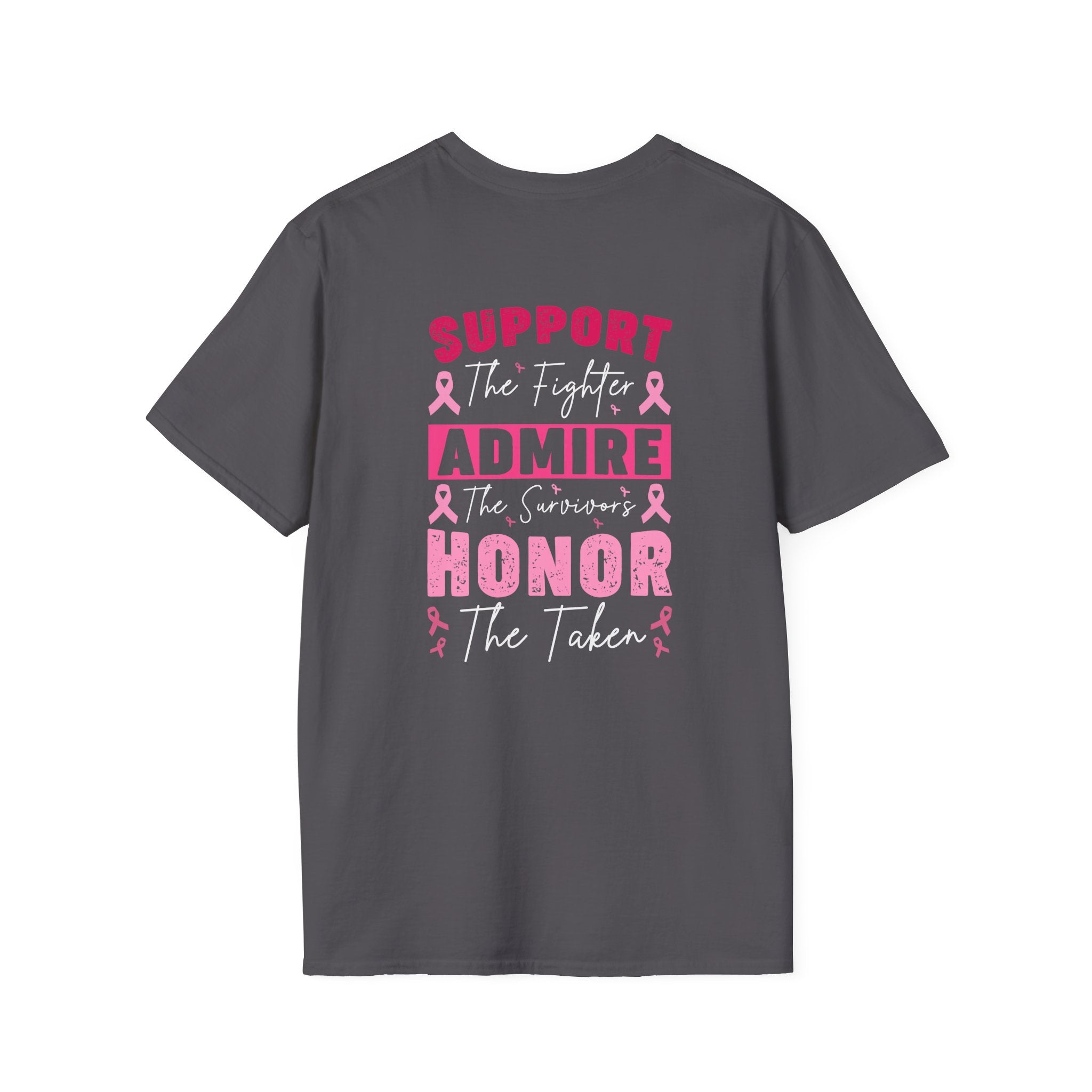 Breast Cancer Awareness Ribbon T-Shirt — Pink Ribbon Support Tee