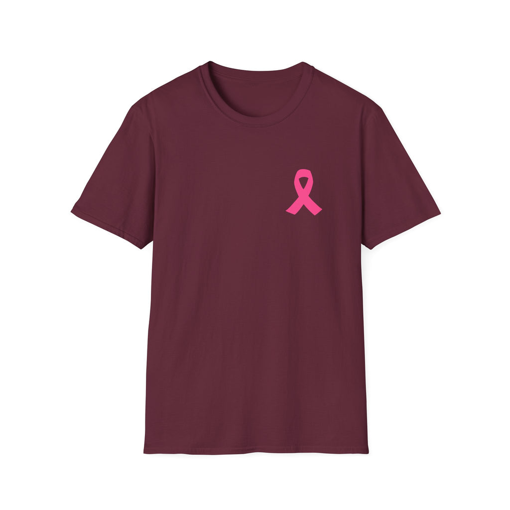 Breast Cancer Awareness Ribbon T-Shirt — Pink Ribbon Support Tee