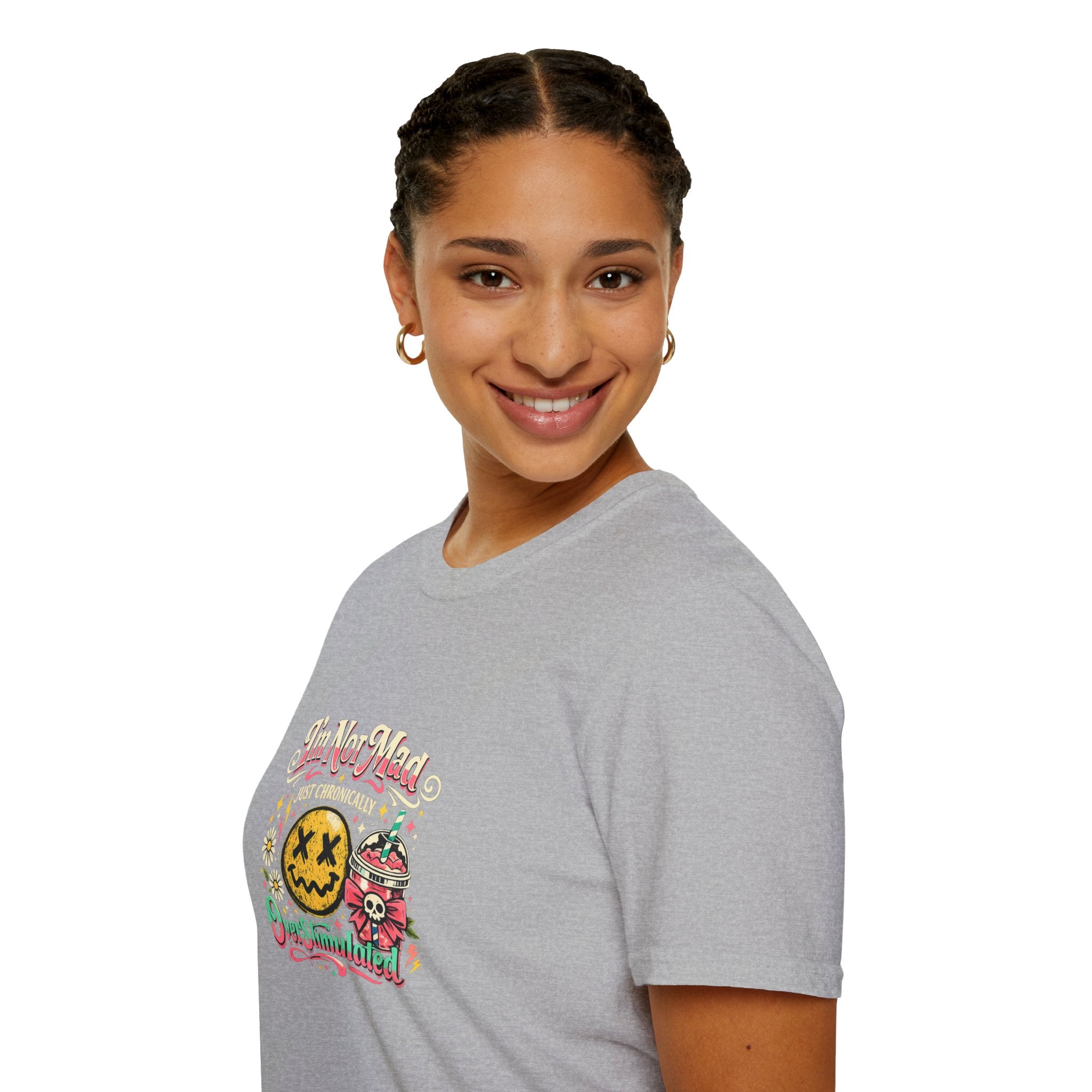 I'm Not Mad Kawaii Bubble Tea T-Shirt — Cute Funny Gift for Her Graphic Tee