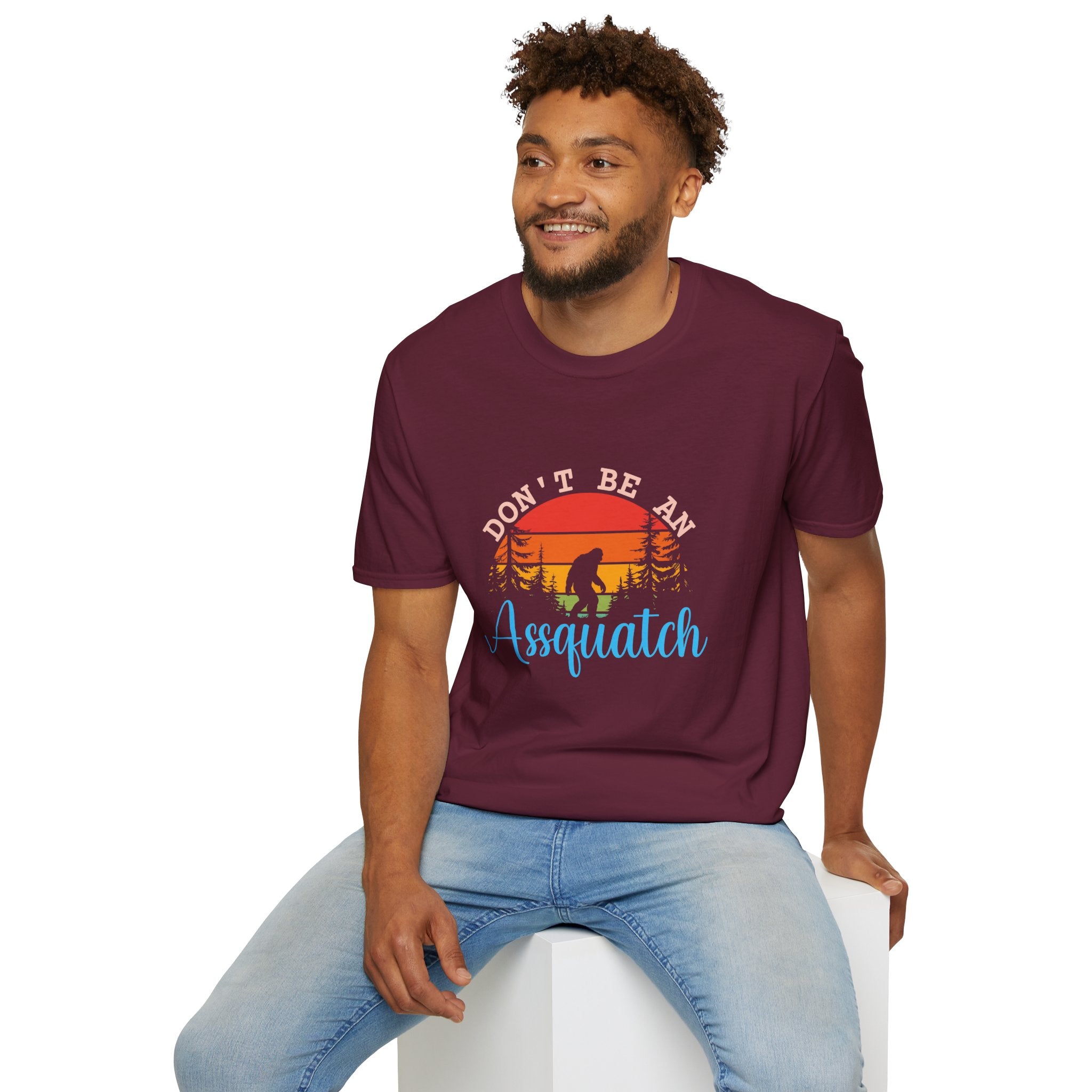 Don't Be An Assquatch T-Shirt — Funny Bigfoot Gift Sasquatch Sunset Graphic Tee