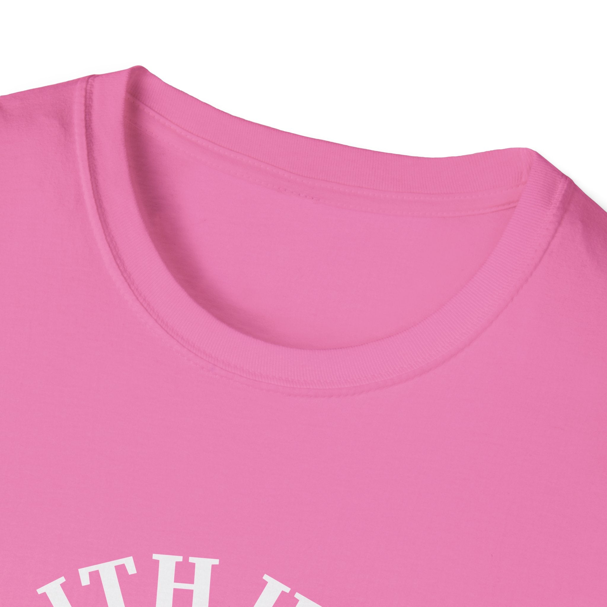 Faith Hope Cure Breast Cancer Awareness T-Shirt — Pink Ribbon Gift for Her Support Graphic Tee