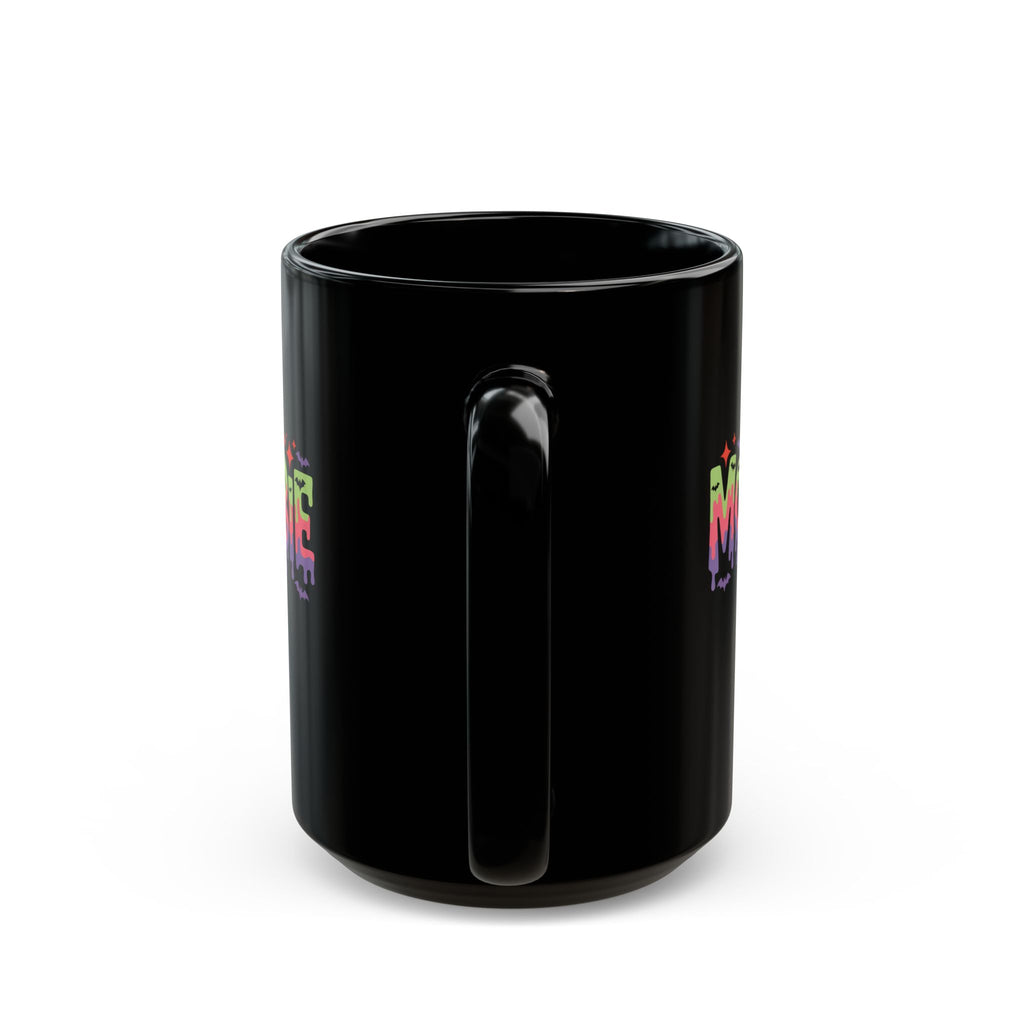 Zombie Mom Drip Halloween Mug — Funny Gift for Moms Colorful Coffee Cup 11oz 15oz
