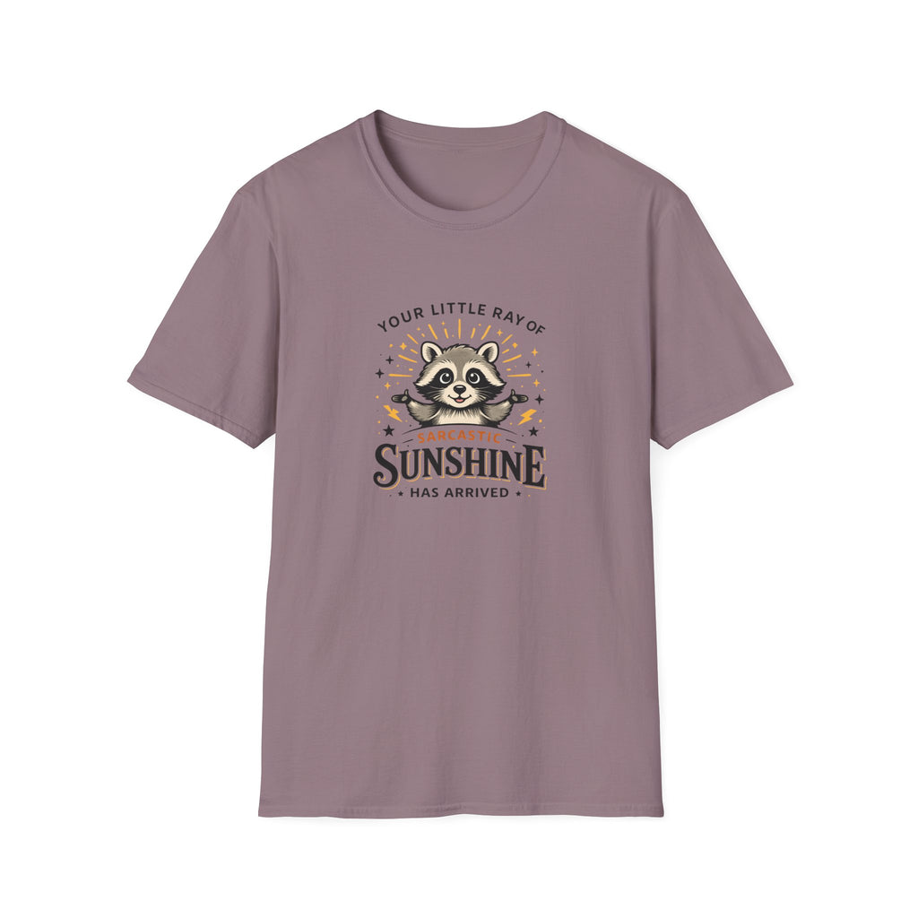Your Little Ray of Sarcastic Sunshine Raccoon T-Shirt — Funny Gift for Her