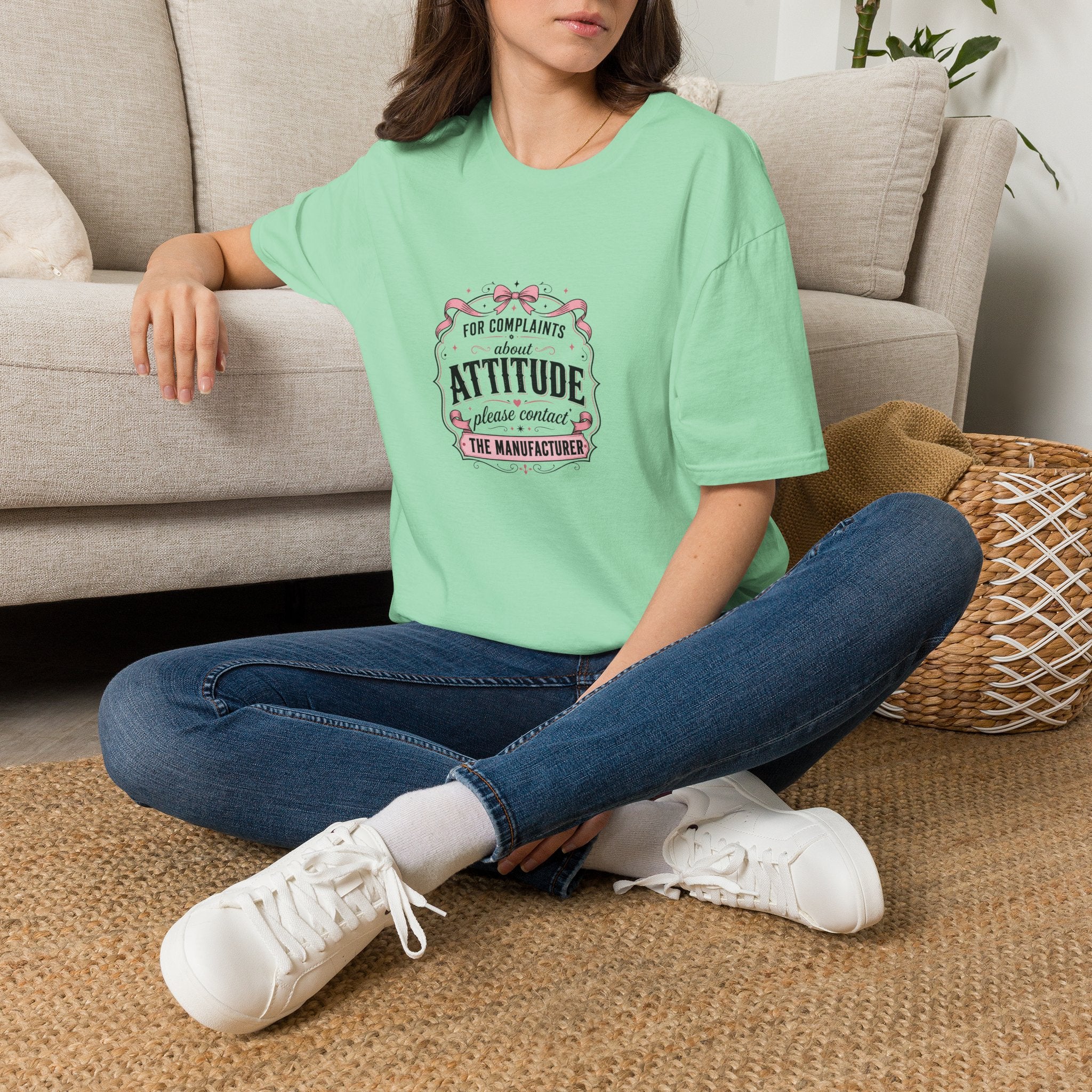 For Complaints About Attitude Contact The Manufacturer T-Shirt — Funny Gift for Her