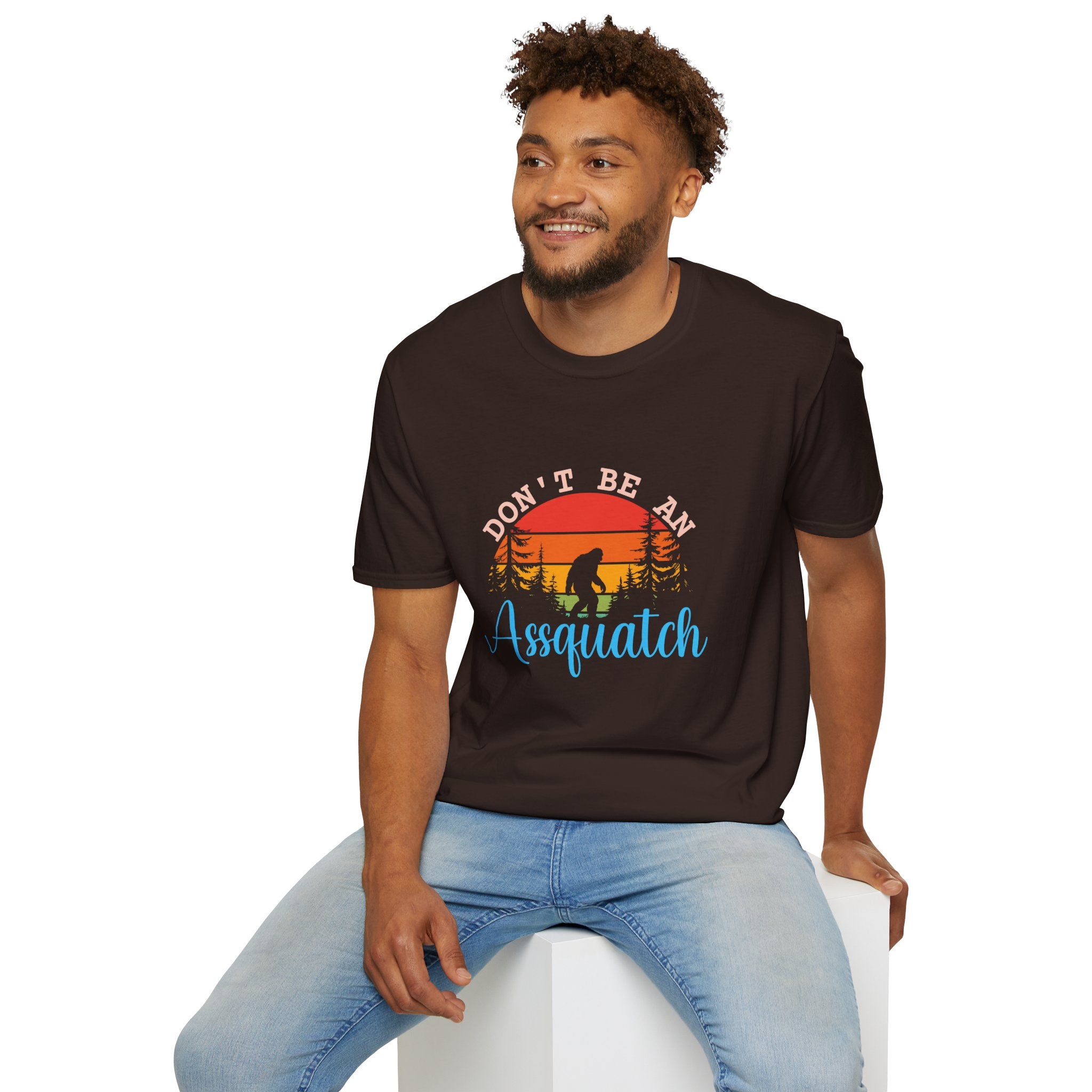 Don't Be An Assquatch T-Shirt — Funny Bigfoot Gift Sasquatch Sunset Graphic Tee