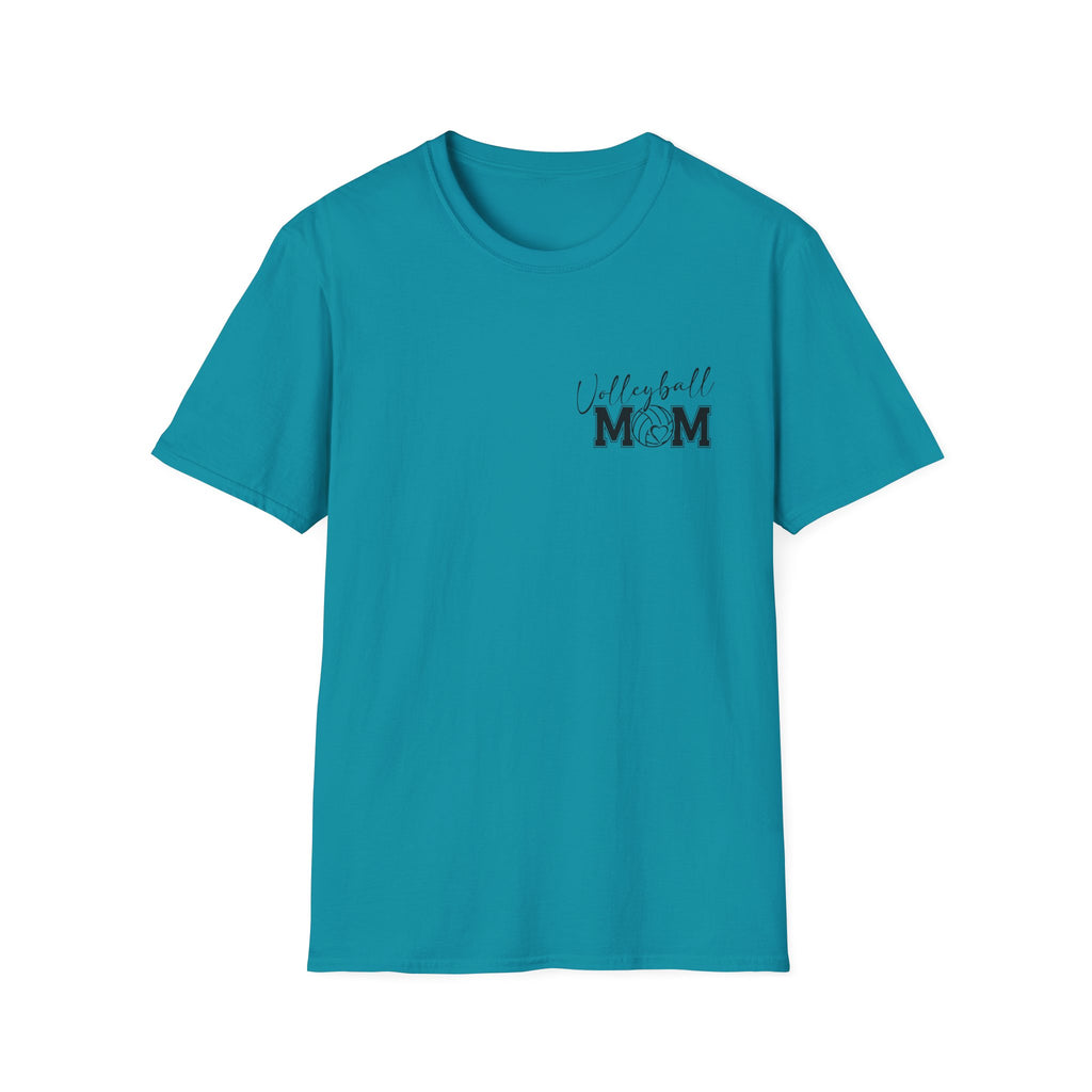 Volleyball Mom T-Shirt — Cute Game Day Gift for Sports Moms Script Graphic Tee