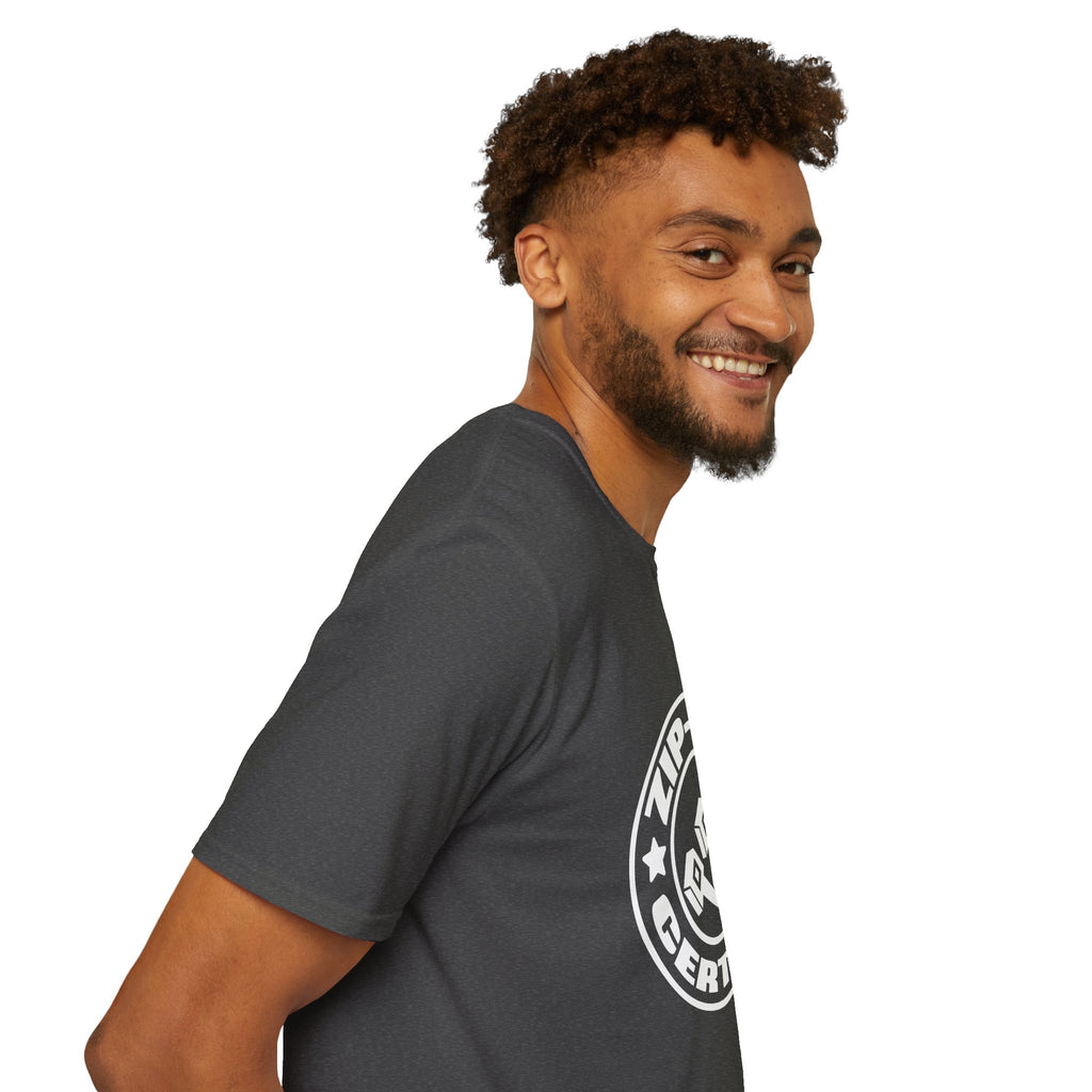 Zip-Tie Certified T-Shirt — Funny Handyman Gift for Him Bold Graphic Tee