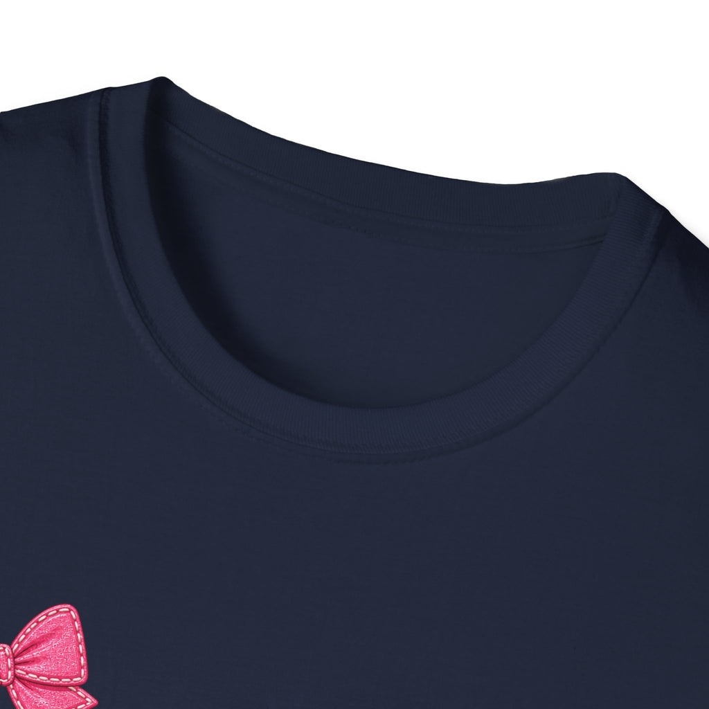Floral Leopard TEACH T-Shirt — Cute Back-to-School Gift for Teachers Pink Bow Tee