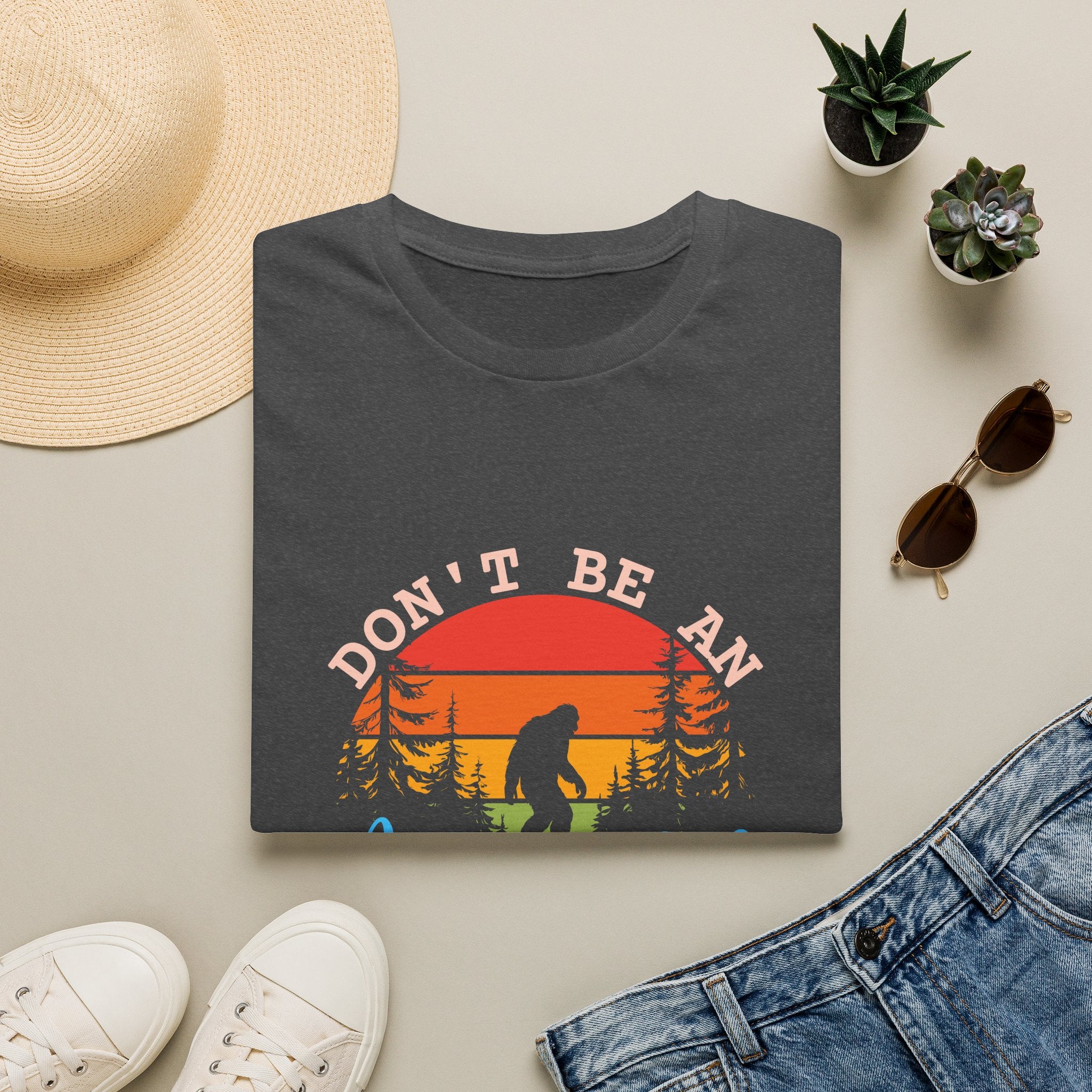 Don't Be An Assquatch T-Shirt — Funny Bigfoot Gift Sasquatch Sunset Graphic Tee