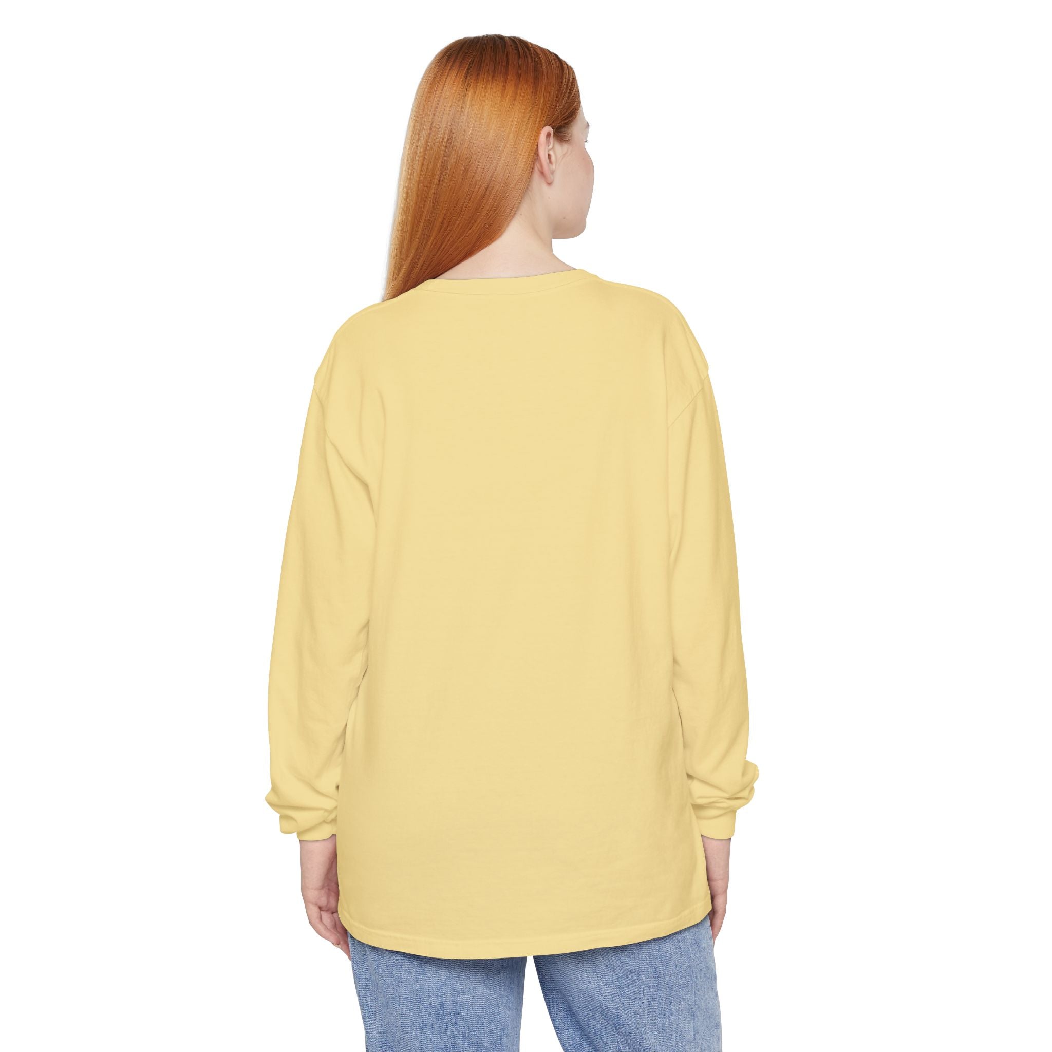 Thankful Grateful Blessed Pumpkin Long Sleeve — Cute Fall Thanksgiving Gift for Women