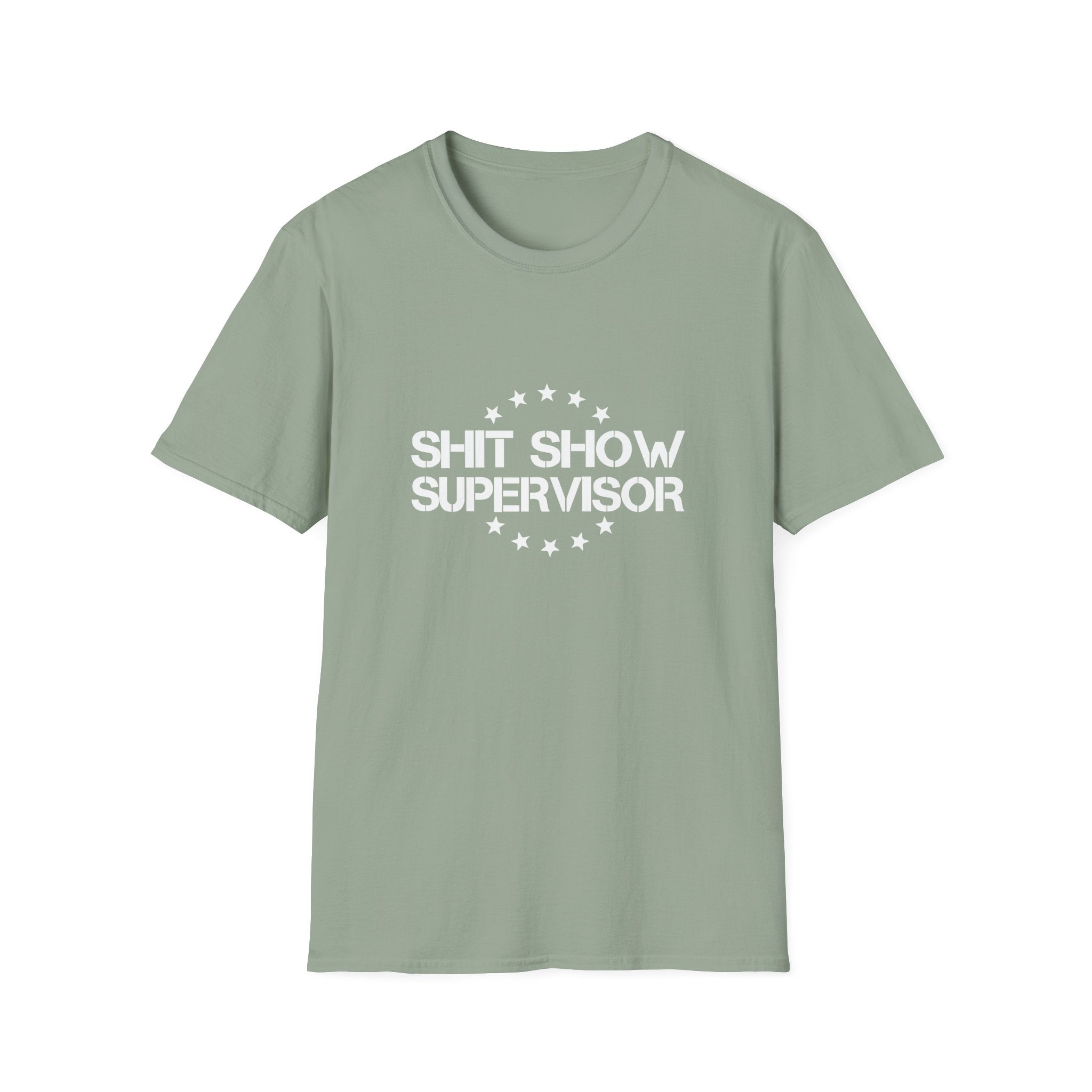 Shit Show Supervisor T-Shirt — Funny Sarcastic Gift for Her Work Humor Graphic Tee