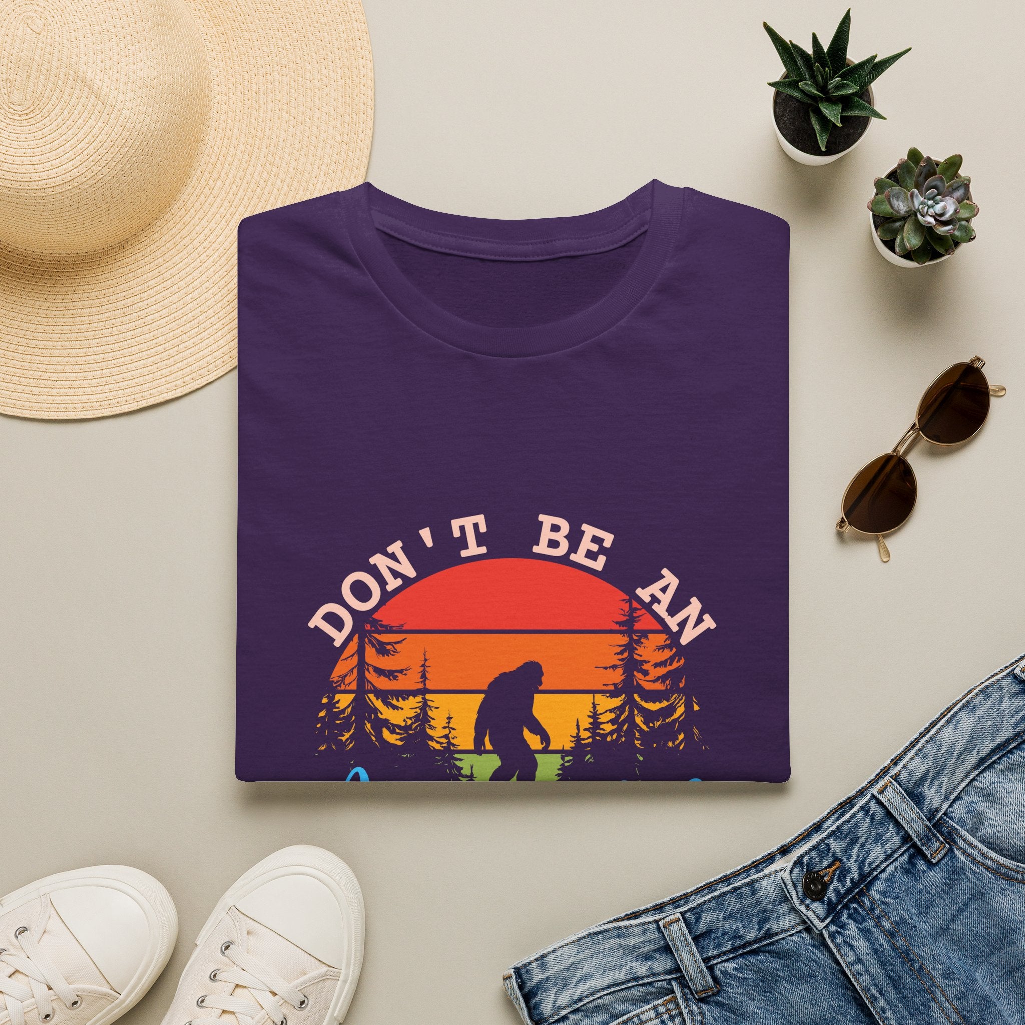 Don't Be An Assquatch T-Shirt — Funny Bigfoot Gift Sasquatch Sunset Graphic Tee
