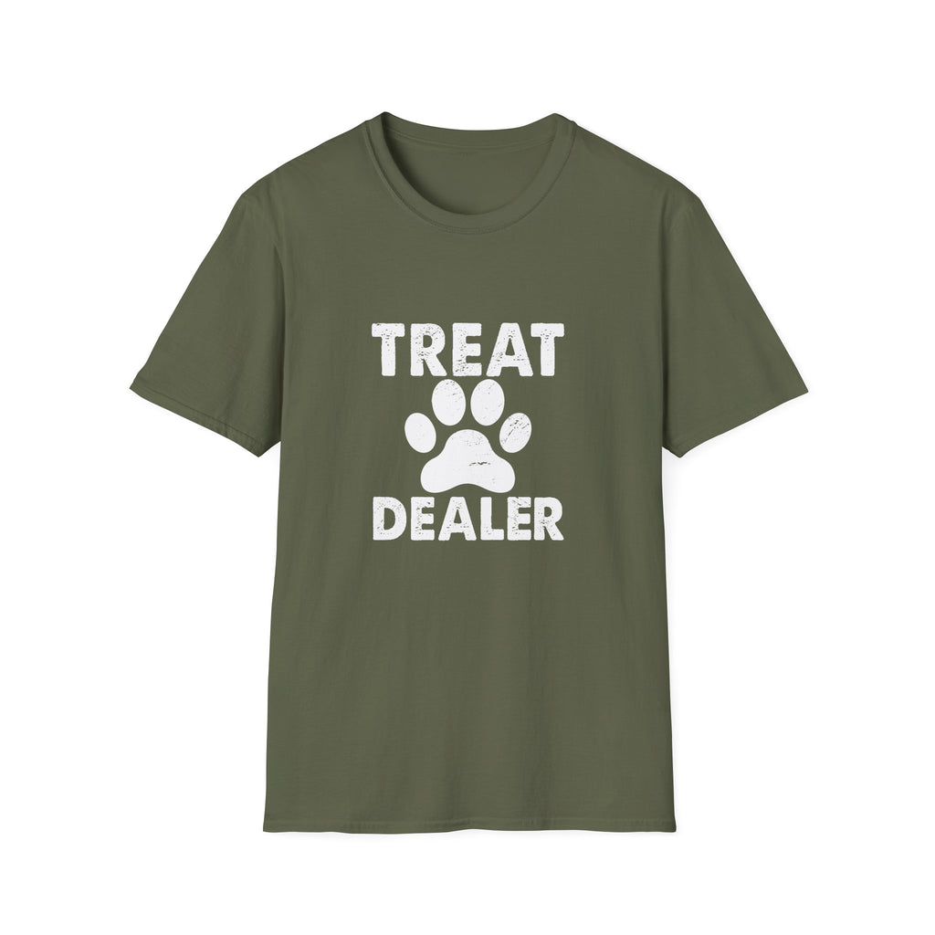 Treat Dealer T-Shirt — Funny Dog Paw Pet Lover Tee