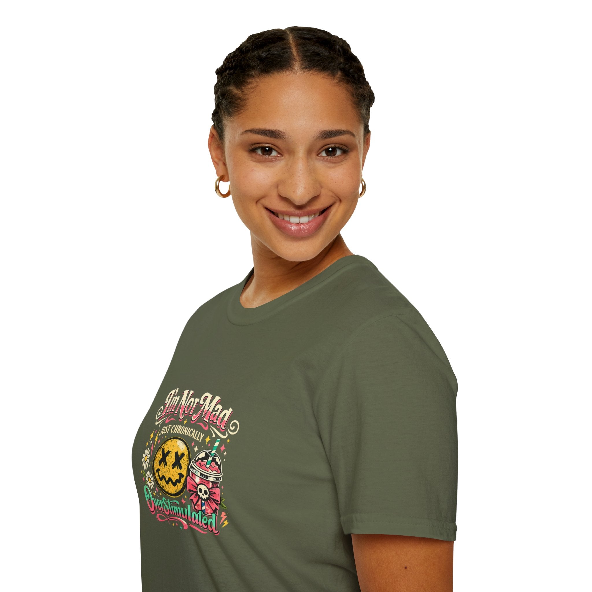 I'm Not Mad Kawaii Bubble Tea T-Shirt — Cute Funny Gift for Her Graphic Tee