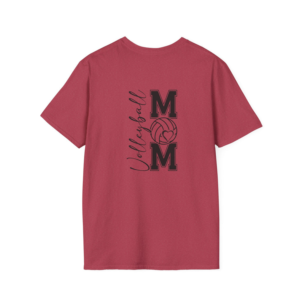 Volleyball Mom T-Shirt — Cute Game Day Gift for Sports Moms Script Graphic Tee