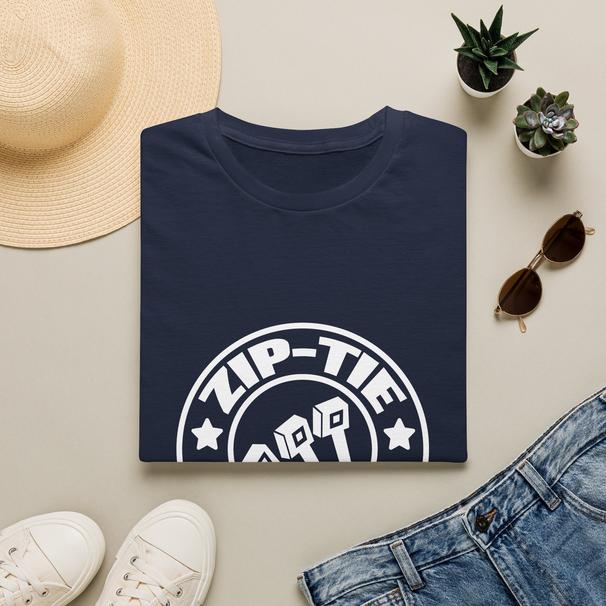 Zip-Tie Certified T-Shirt — Funny Handyman Gift for Him Bold Graphic Tee