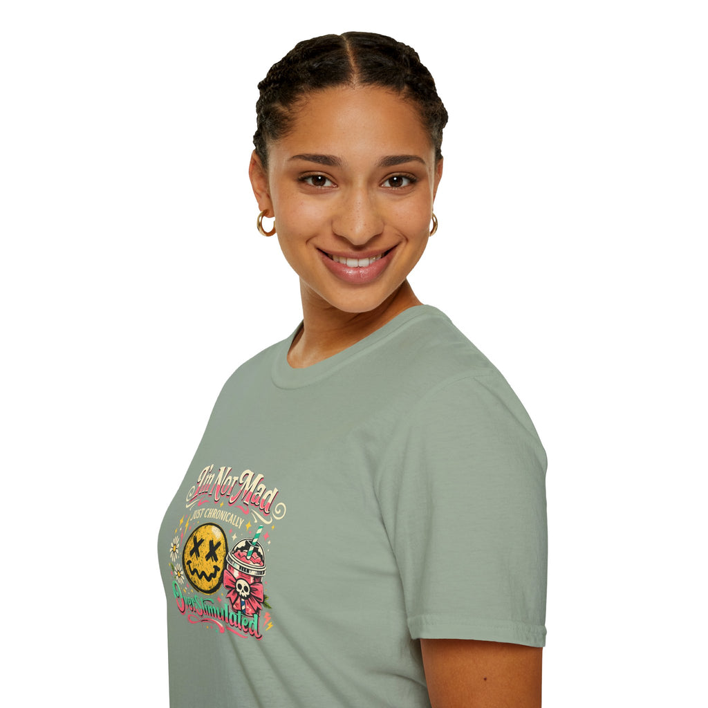 I'm Not Mad Kawaii Bubble Tea T-Shirt — Cute Funny Gift for Her Graphic Tee