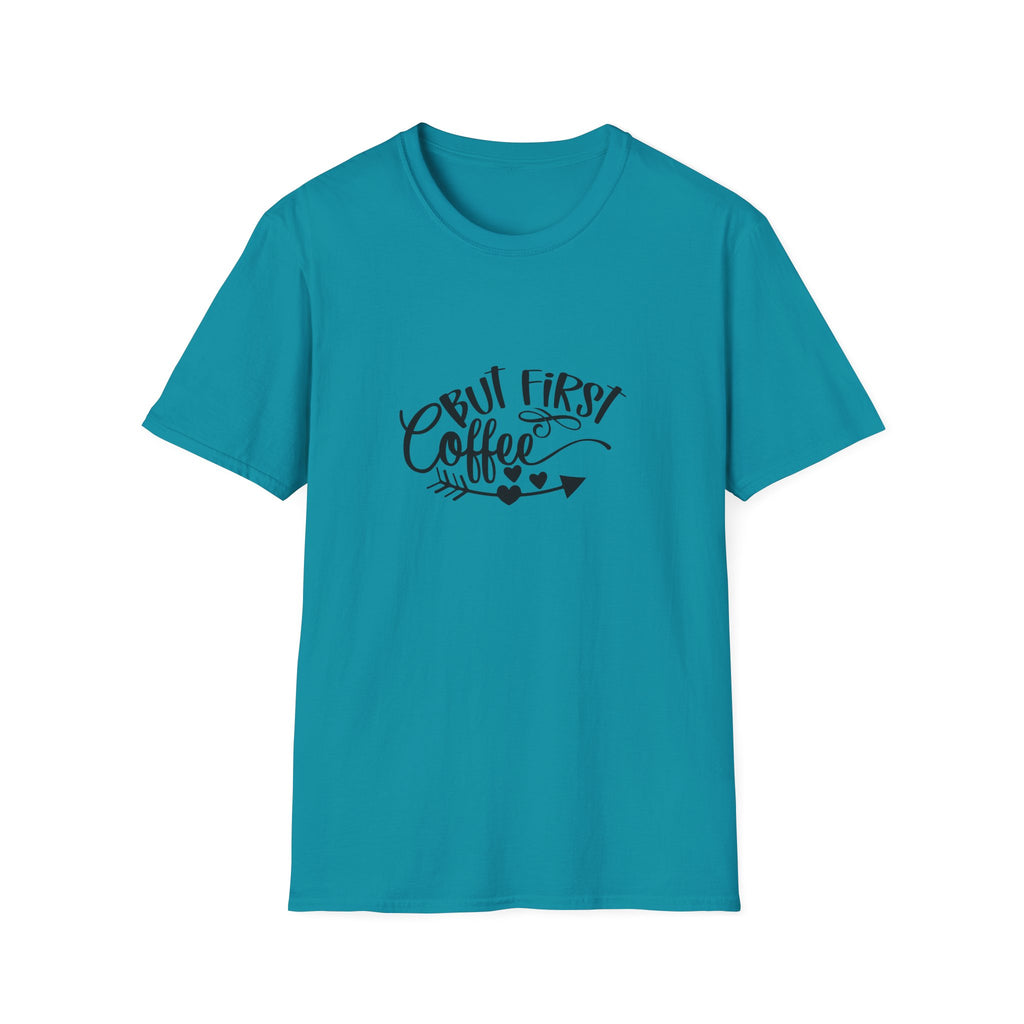 But First Coffee T-Shirt — Funny Gift for Coffee Lovers Women's Graphic Tee