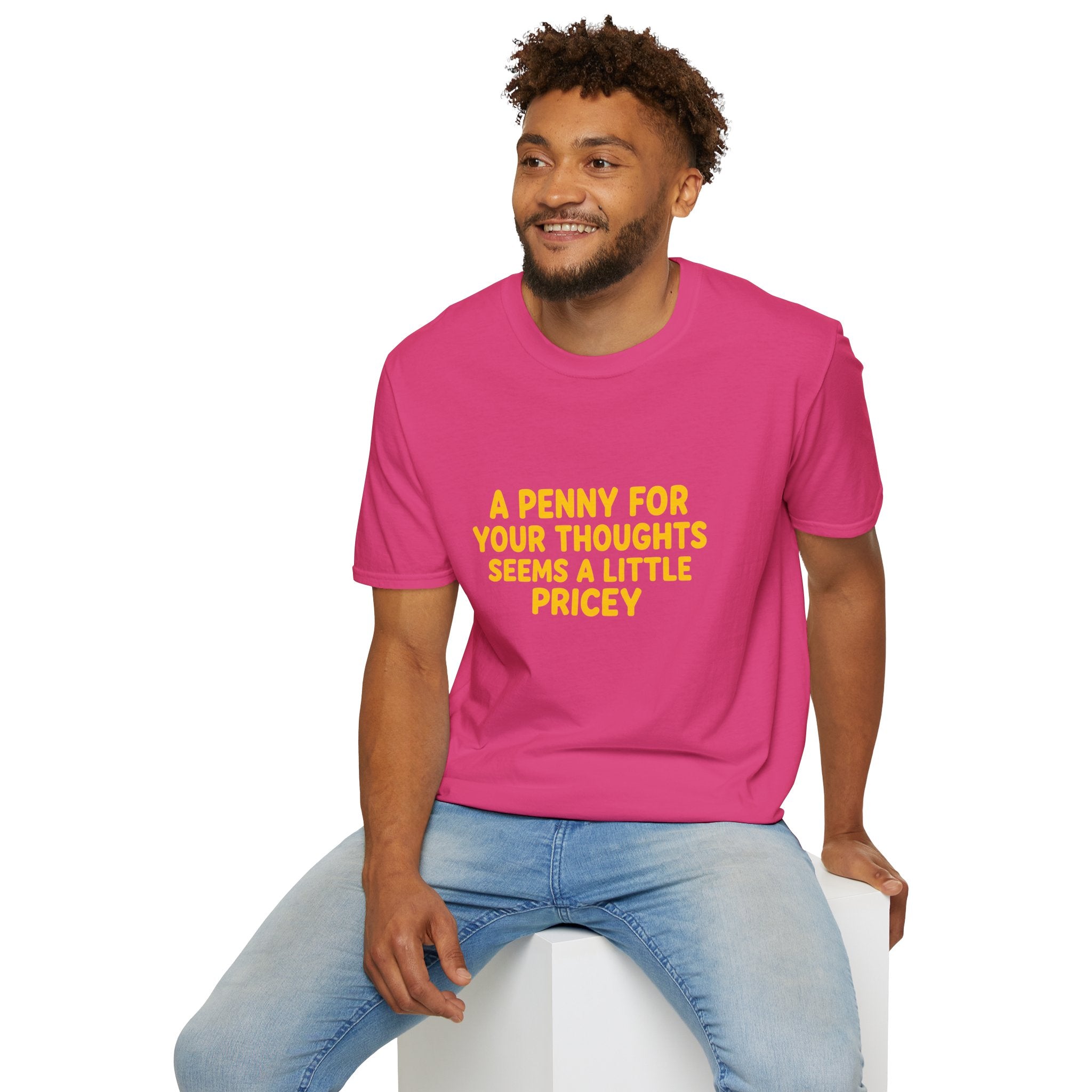 A Penny For Your Thoughts Seems a Little Pricey T-Shirt — Funny Sarcastic Gift for Her