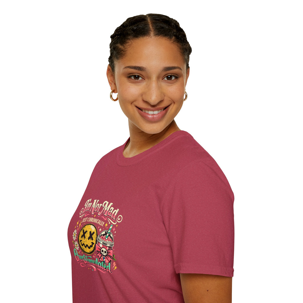 I'm Not Mad Kawaii Bubble Tea T-Shirt — Cute Funny Gift for Her Graphic Tee