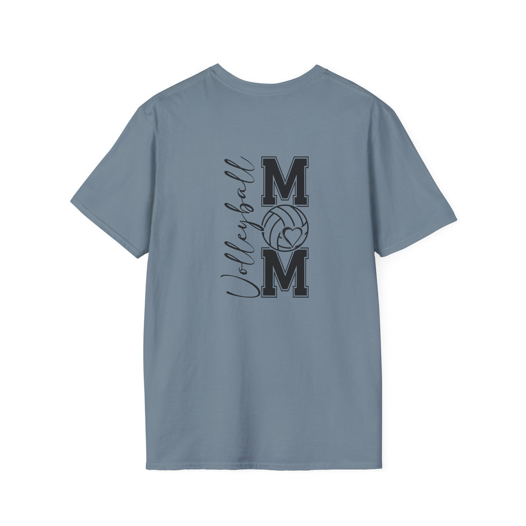 Volleyball Mom T-Shirt — Cute Game Day Gift for Sports Moms Script Graphic Tee