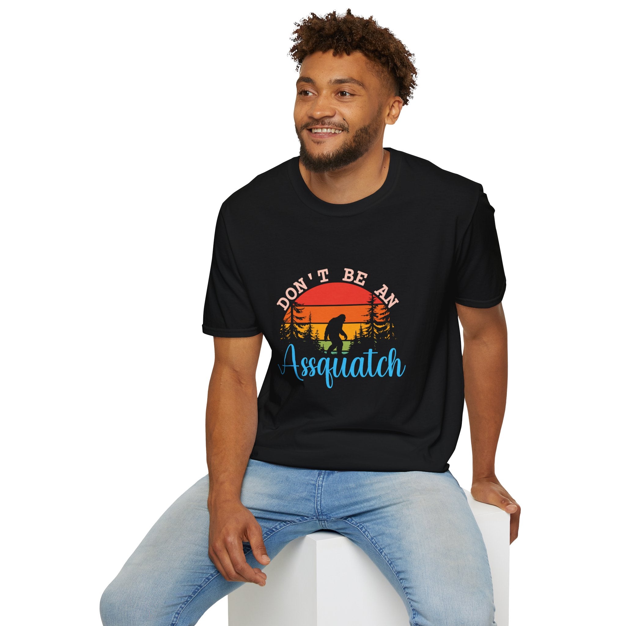 Don't Be An Assquatch T-Shirt — Funny Bigfoot Gift Sasquatch Sunset Graphic Tee
