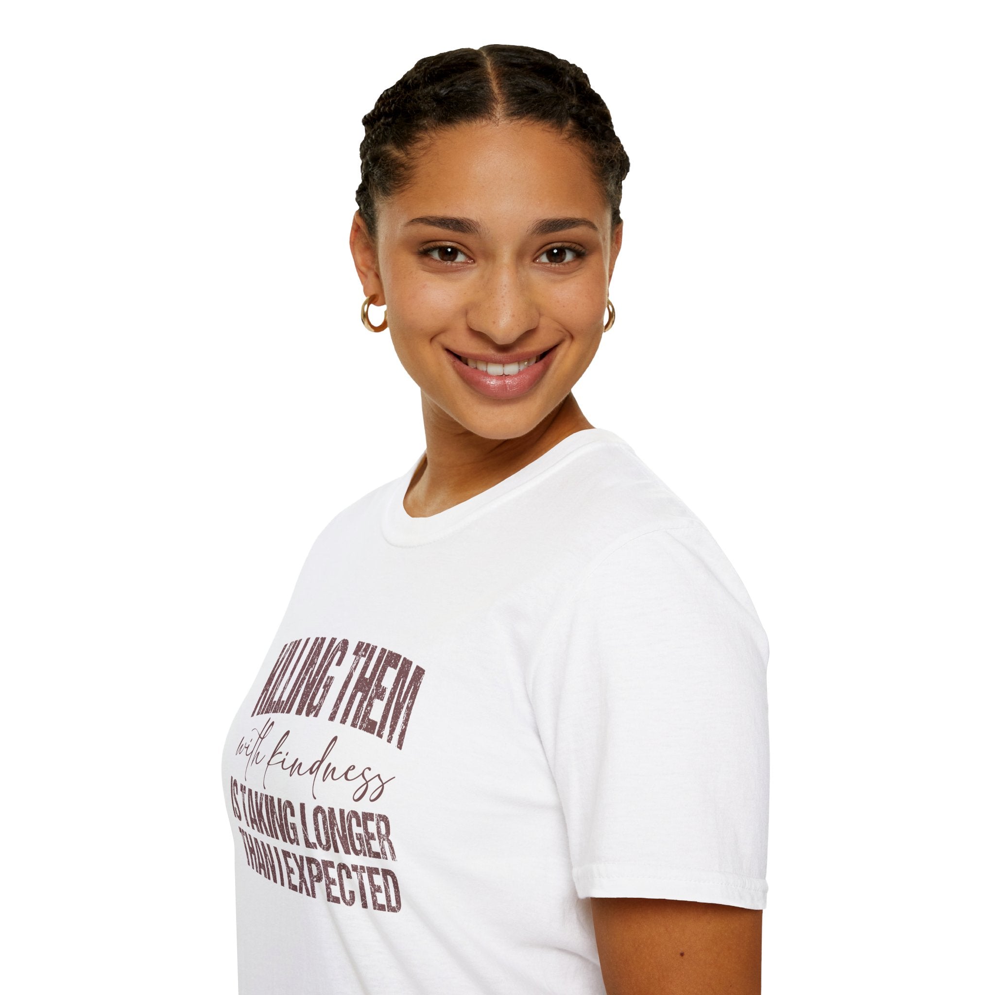 Killing Them With Kindness T-Shirt — Funny Motivational Gift for Women Vintage Tee