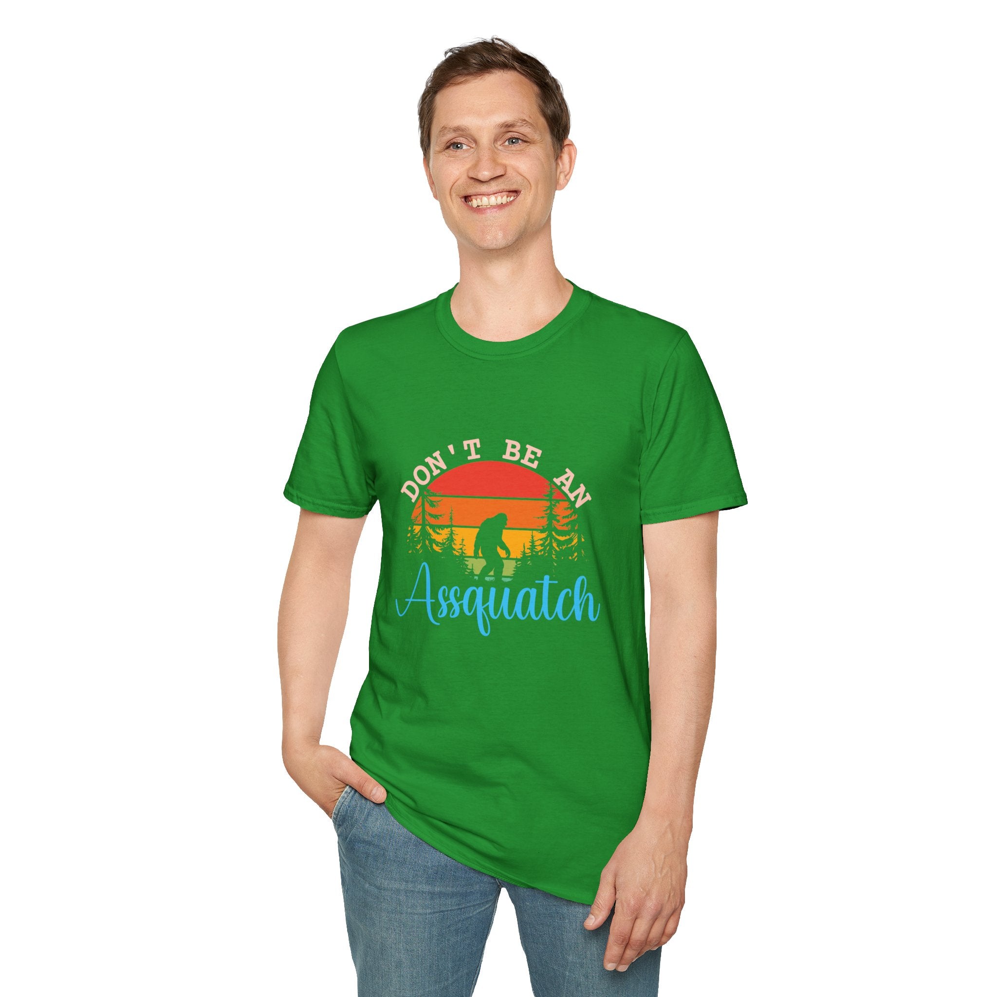 Don't Be An Assquatch T-Shirt — Funny Bigfoot Gift Sasquatch Sunset Graphic Tee