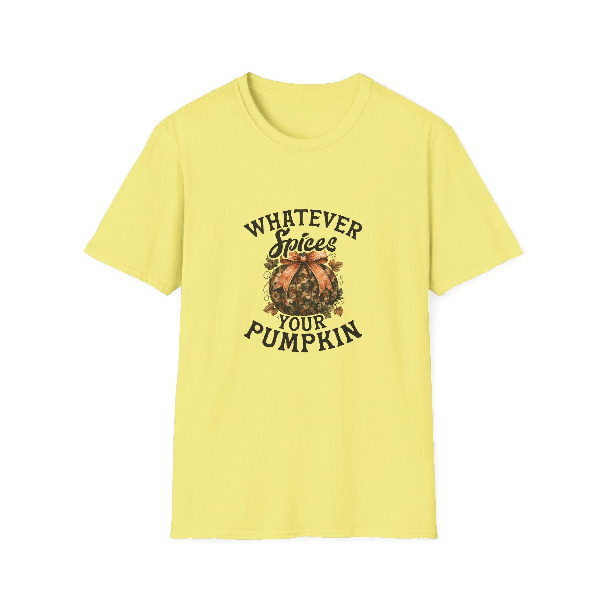 Whatever Spices Your Pumpkin T-Shirt — Funny Fall Gift for Women Pumpkin Spice Tee
