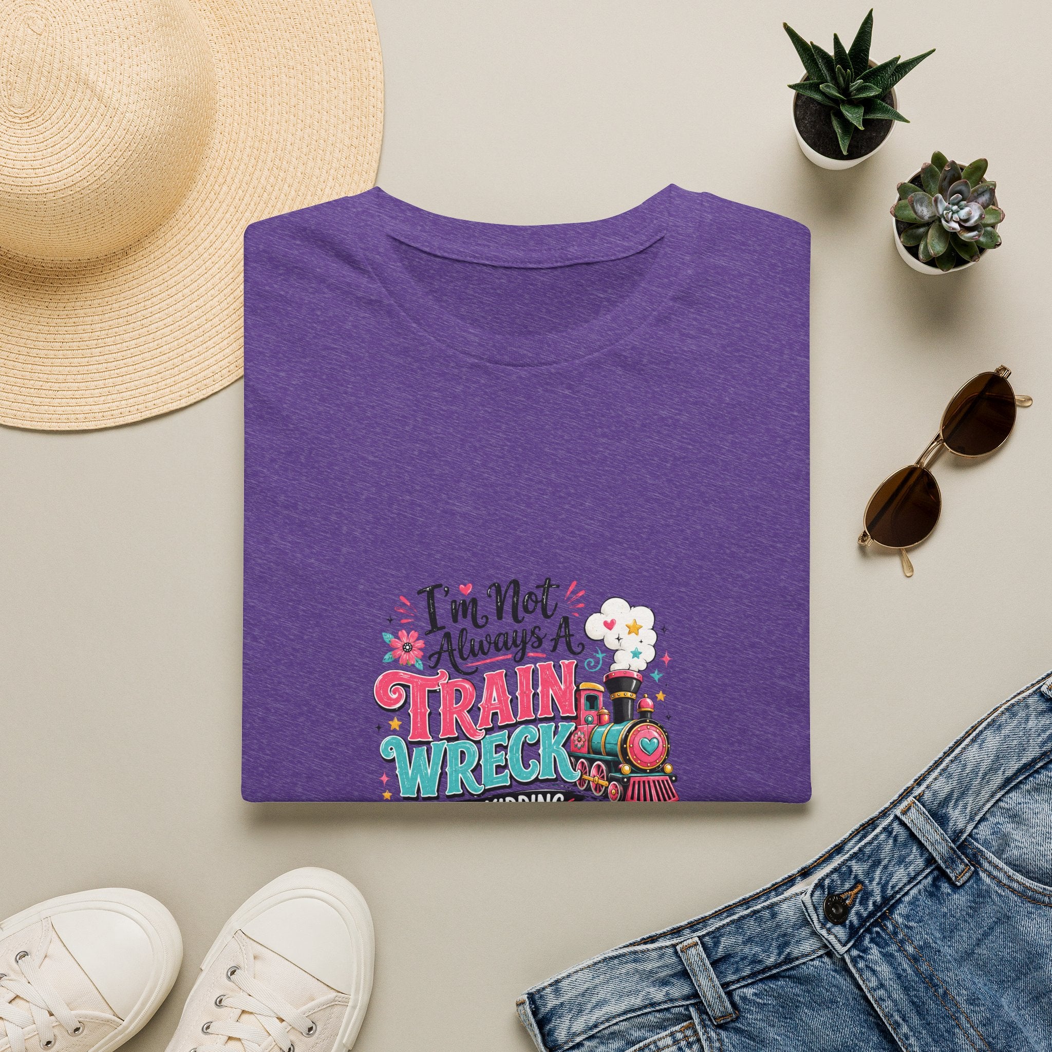 I'm Not Always a Trainwreck Toot Toot T-Shirt — Funny Sarcastic Gift for Her