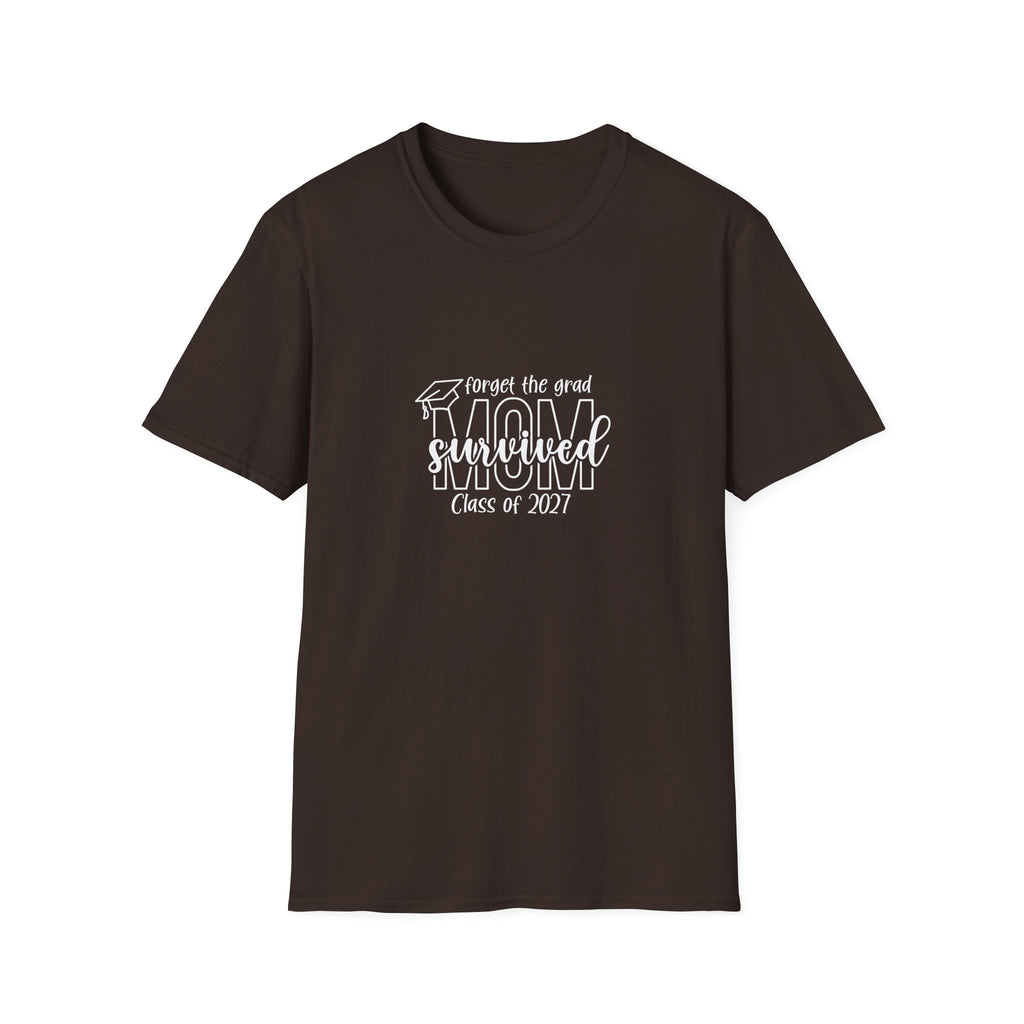 Class of 2027 Sarcastic Mom T-Shirt — Funny Graduation Gift for Mom Graphic Tee
