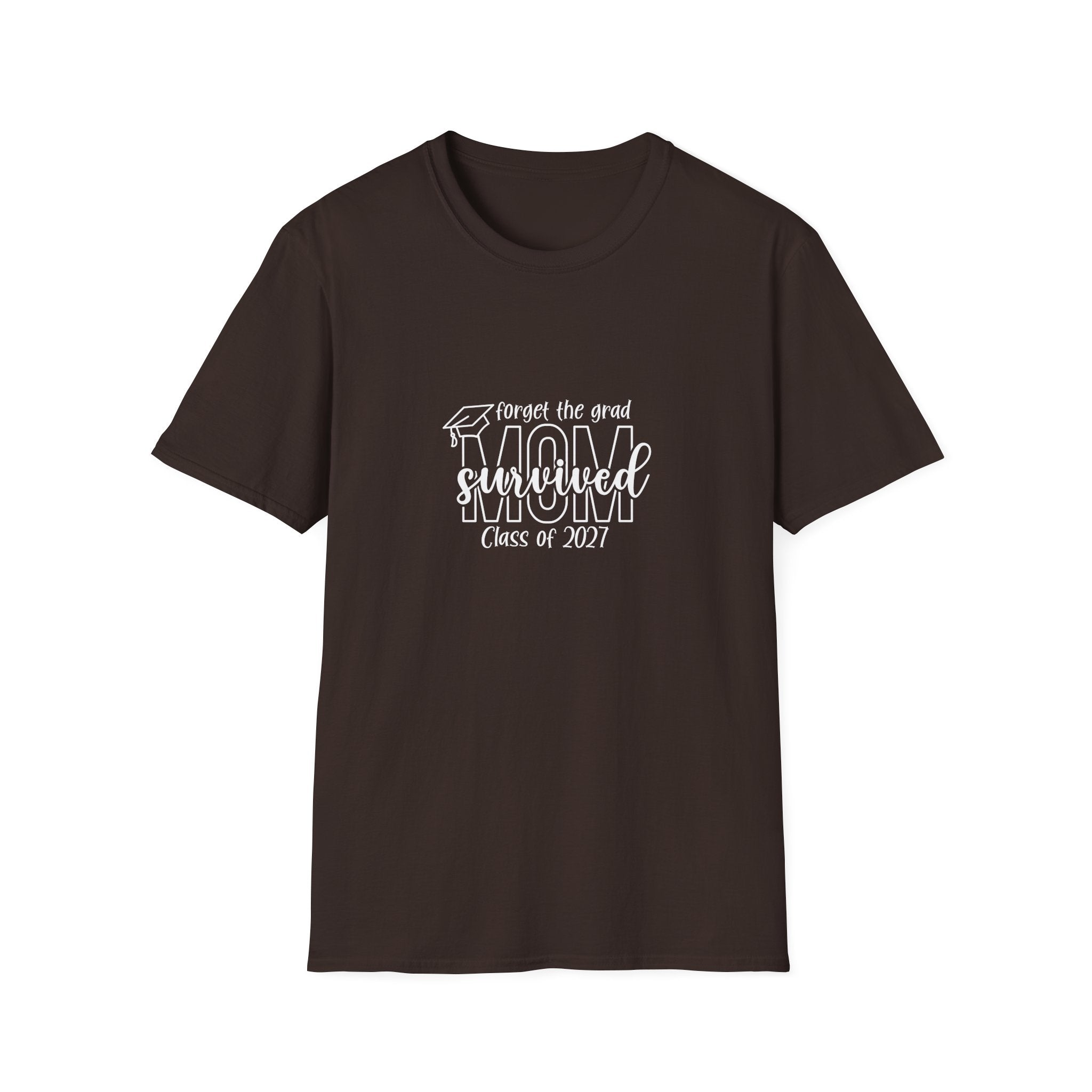 Class of 2027 Sarcastic Mom T-Shirt — Funny Graduation Gift for Mom Graphic Tee