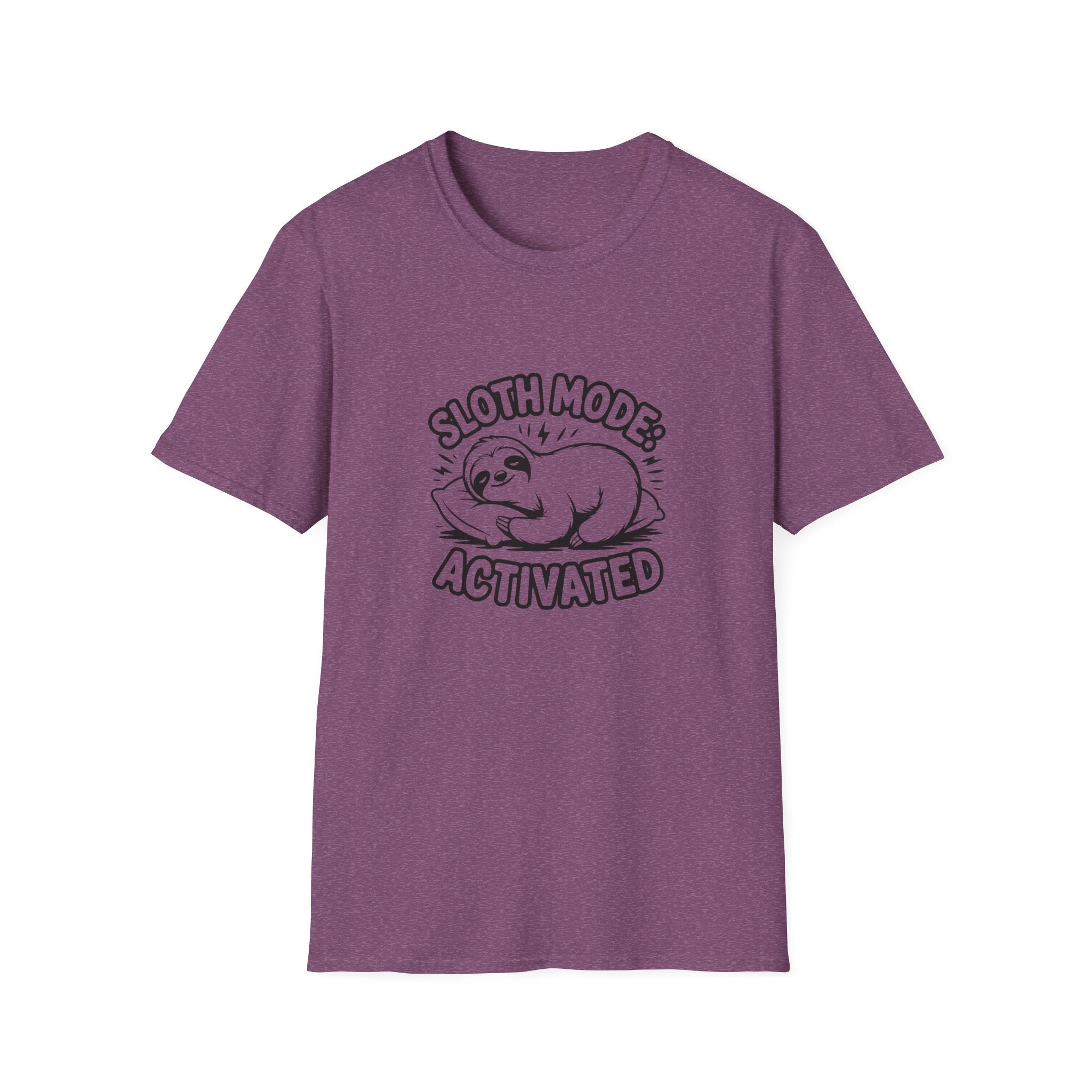 Sloth Mode Activated T-Shirt — Funny Lazy Gift for Her Cute Animal Graphic Tee